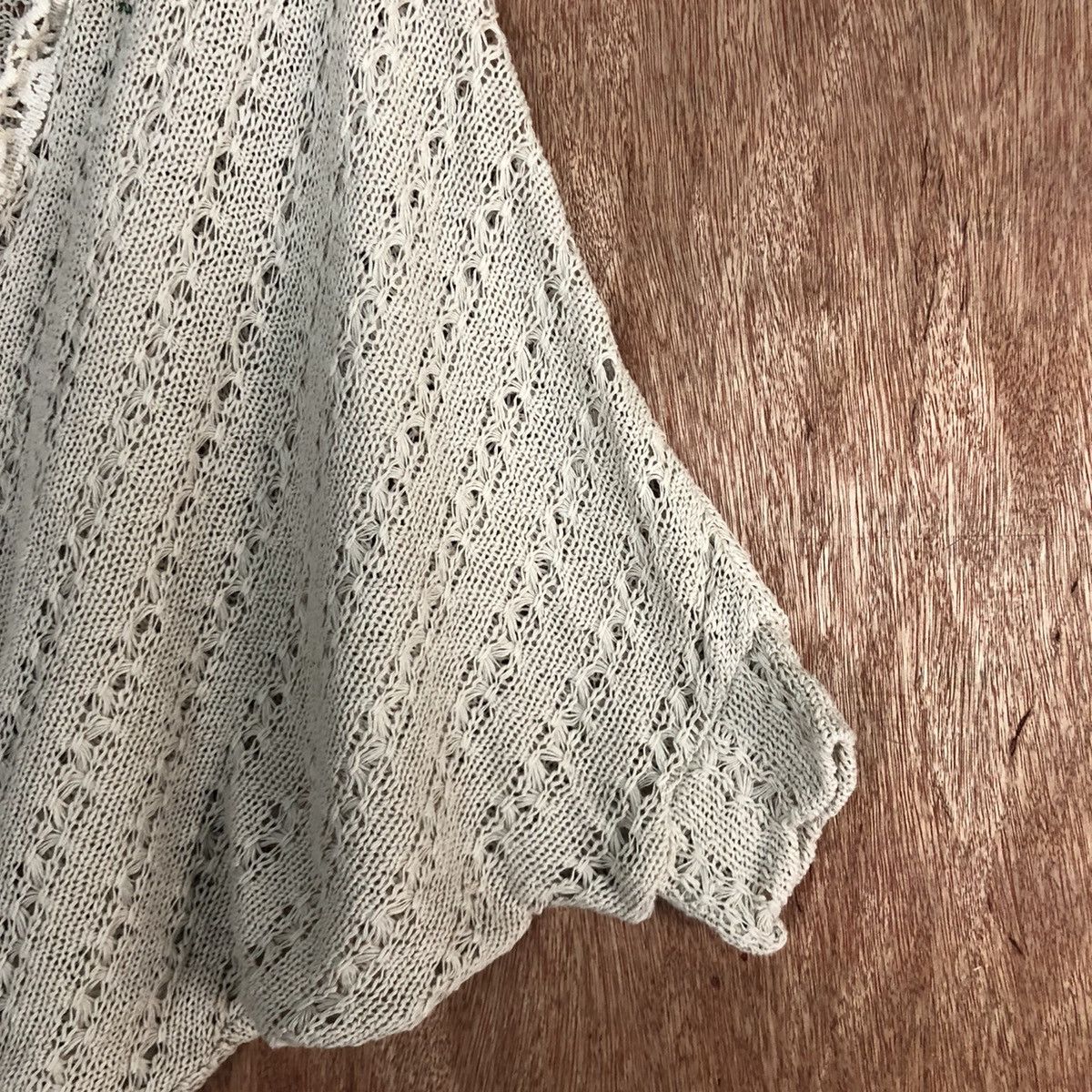 Vintage DL Abc Une Face fishnet Knitwear cardigan crochet #c729 Size US M / EU 48-50 / 2 - 4 Thumbnail