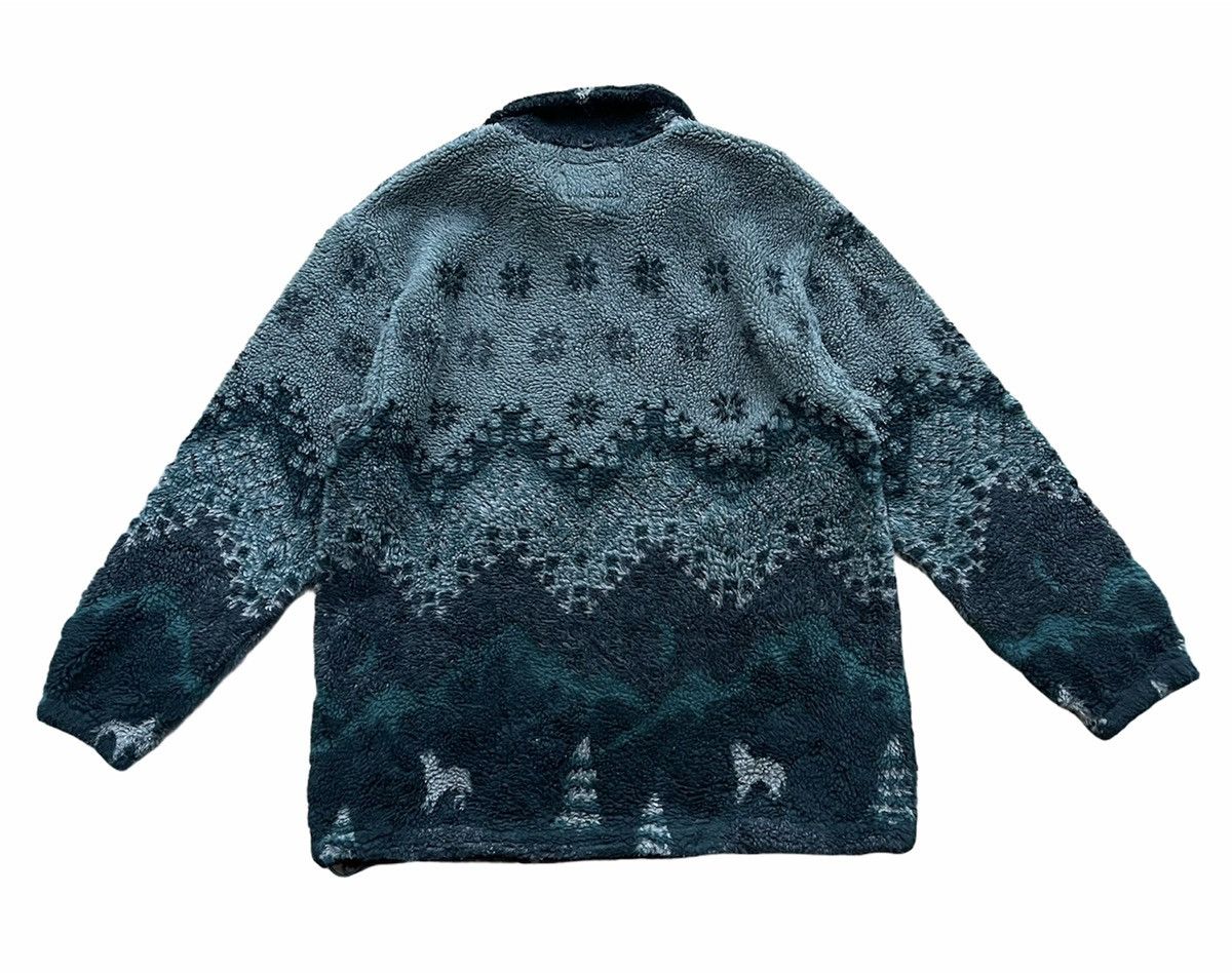 Woolrich Woolen Mills WOOLRICH PRINTED TEDDY FLEECE JACKET Size US L / EU 52-54 / 3 - 3 Thumbnail
