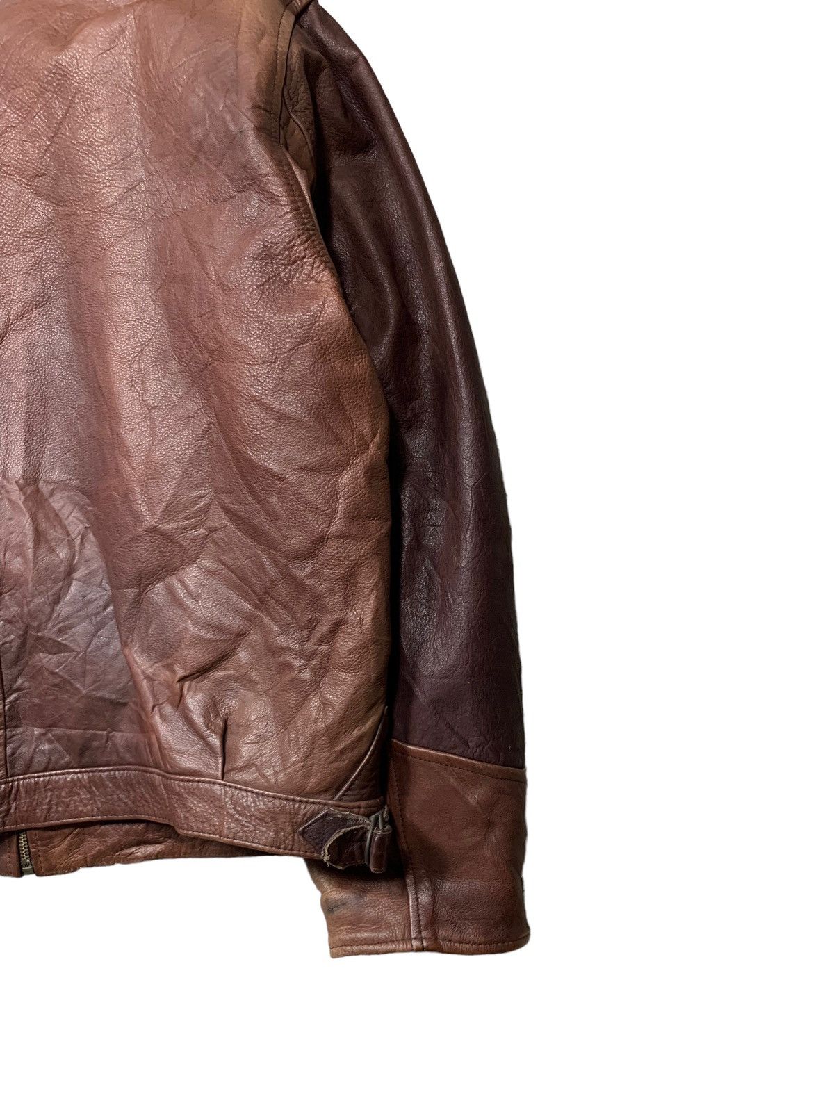 Banana Republic Rare Vintage Banana Republic Leather Jacket Boxy Size US L / EU 52-54 / 3 - 8 Thumbnail
