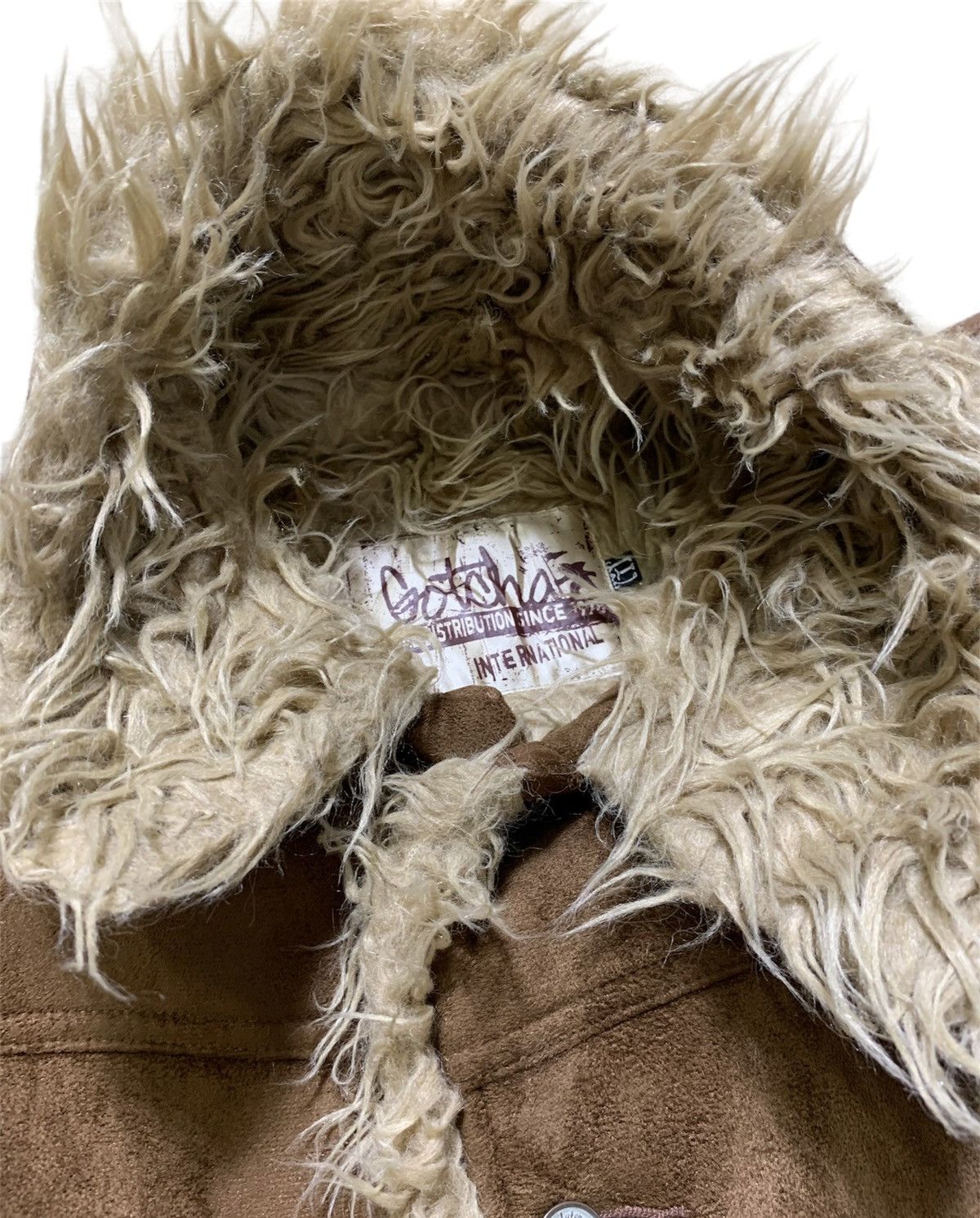 Gotcha Rare Vintage Gotcha International Faux Suede Jacket Size US M / EU 48-50 / 2 - 4 Thumbnail