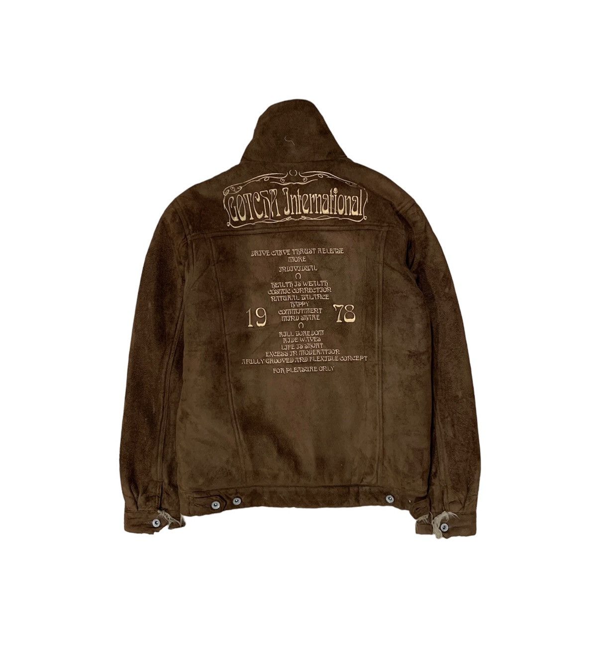 Gotcha Rare Vintage Gotcha International Faux Suede Jacket Size US M / EU 48-50 / 2 - 1 Thumbnail