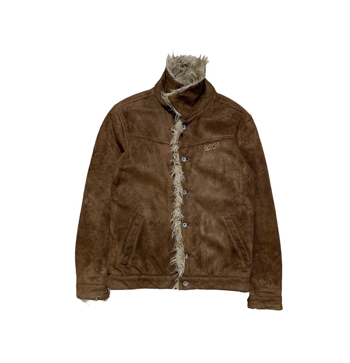 Archival Clothing Rare Vintage Gotcha International Faux Suede Jacket ...