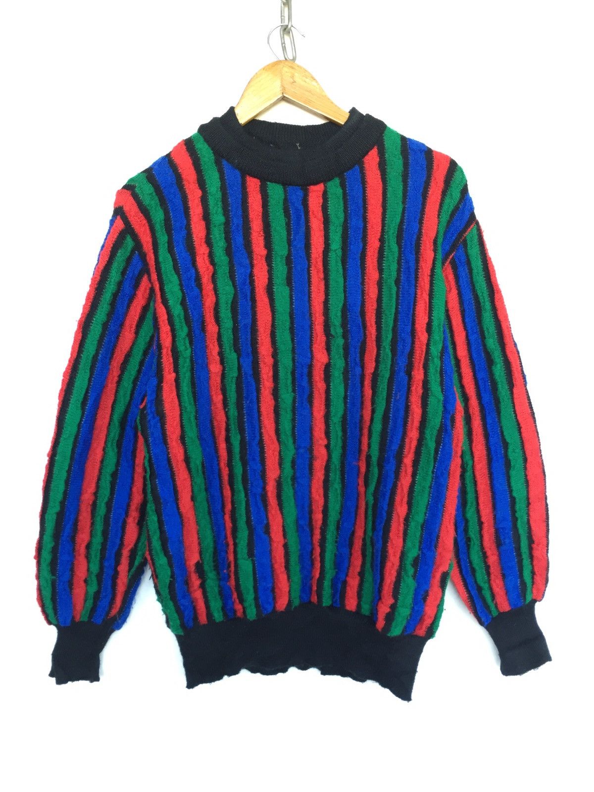 Andreluciano × Japanese Brand × Vintage Vintage Andreluciano Stripe Knitwear Size US M / EU 48-50 / 2 - 1 Thumbnail