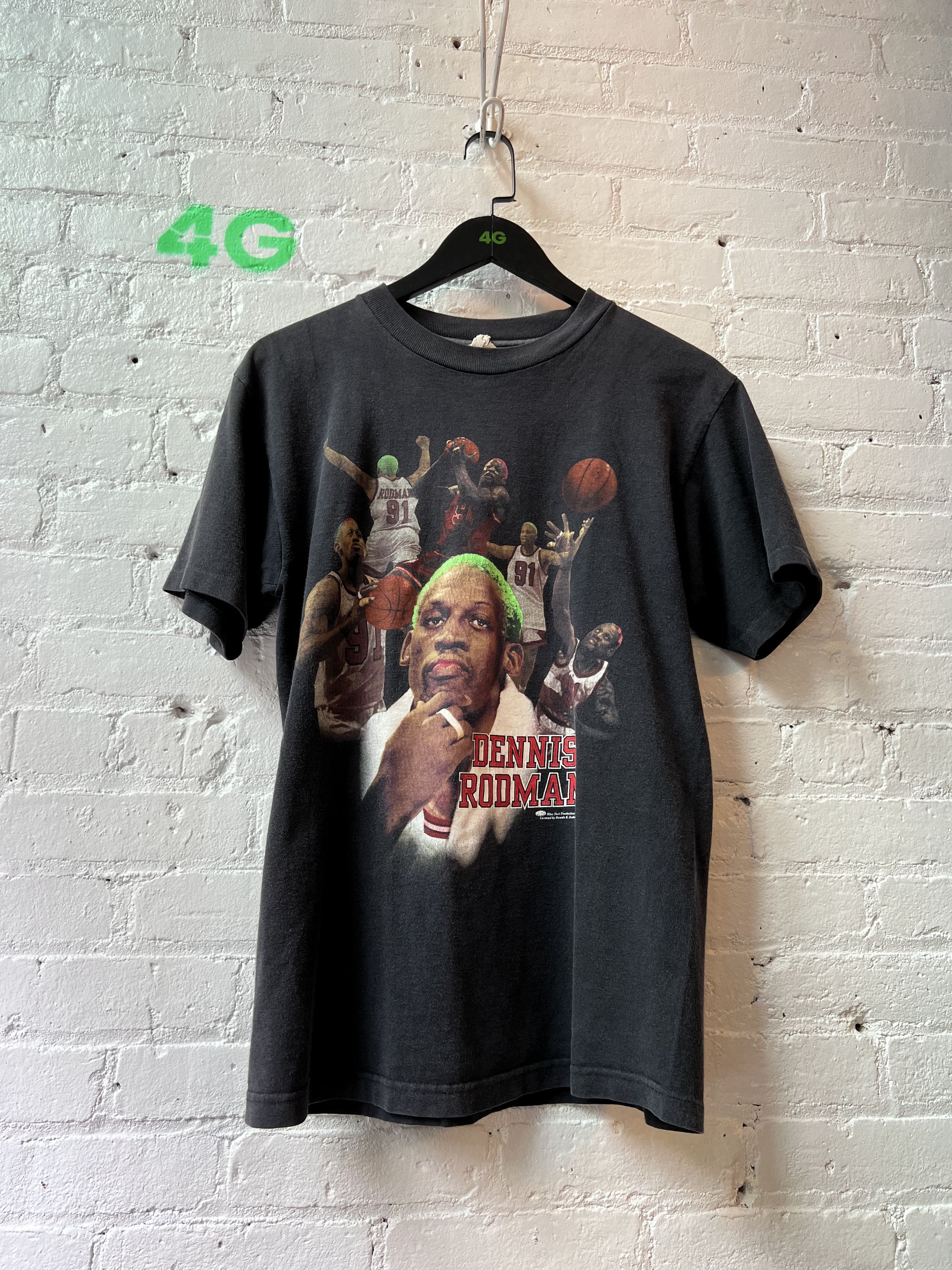 Vintage Vintage Dennis Rodman Single Stitch T-shirt Size US L / EU 52-54 / 3 - 7 Thumbnail