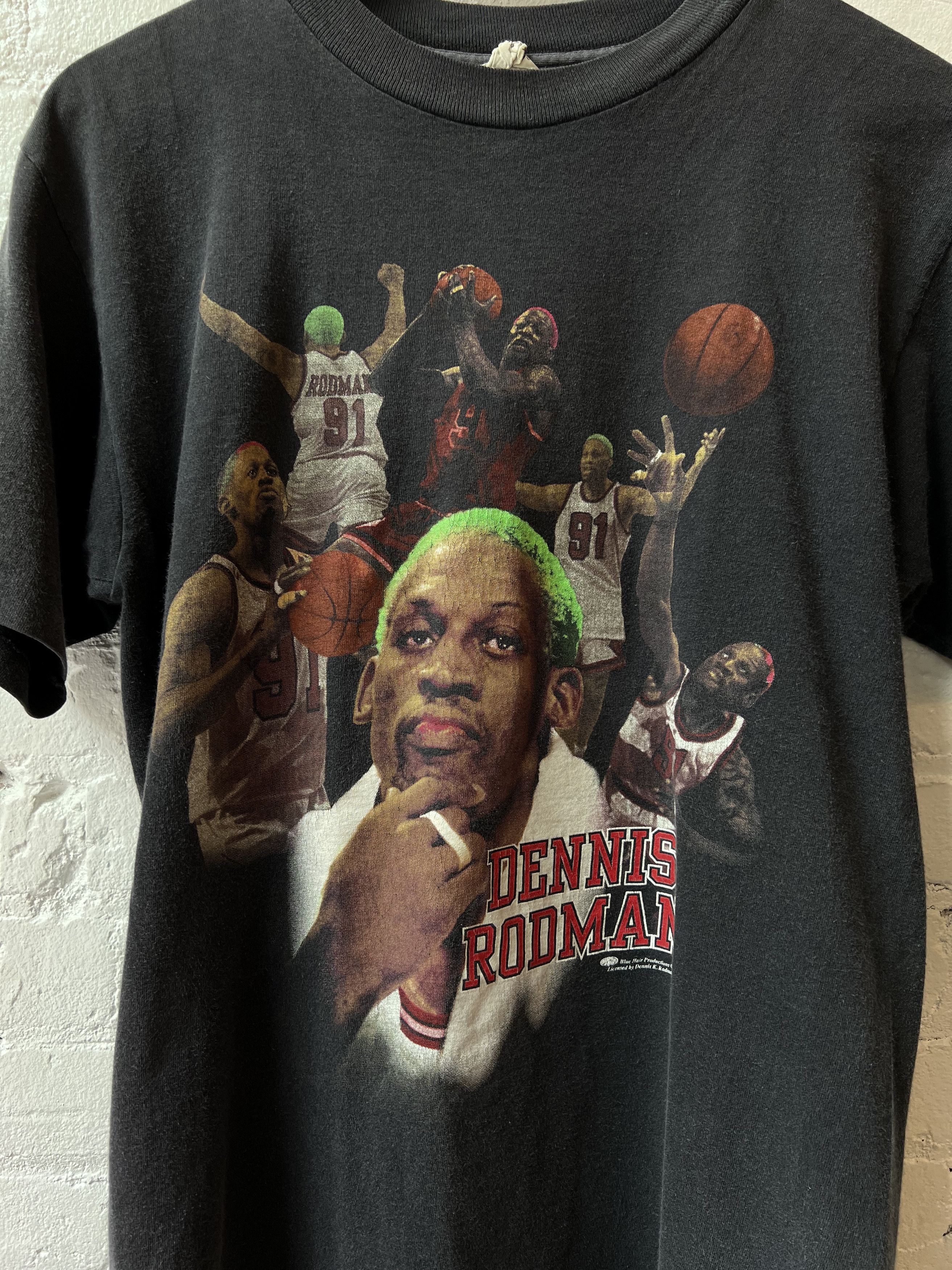 Vintage Vintage Dennis Rodman Single Stitch T-shirt Size US L / EU 52-54 / 3 - 3 Thumbnail