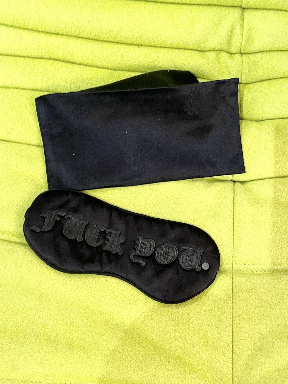 +CHROME HEARTS+ FU レザー パッチ アイマスク EYE MASK CHROME HEARTS+ FU レザー パッチ アイマスク EYE MASK Amazon