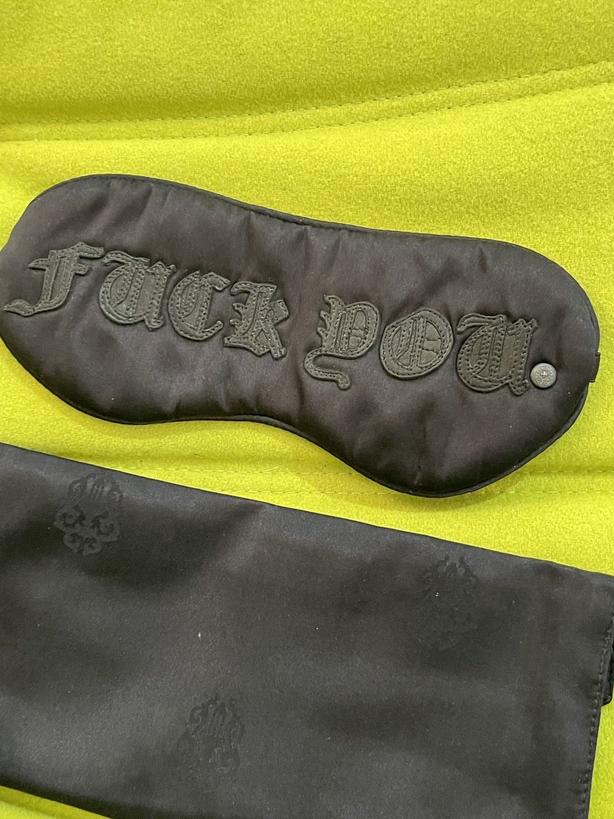 +CHROME HEARTS+ FU レザー パッチ アイマスク EYE MASK CHROME HEARTS+ FU レザー パッチ アイマスク EYE MASK (CHROME