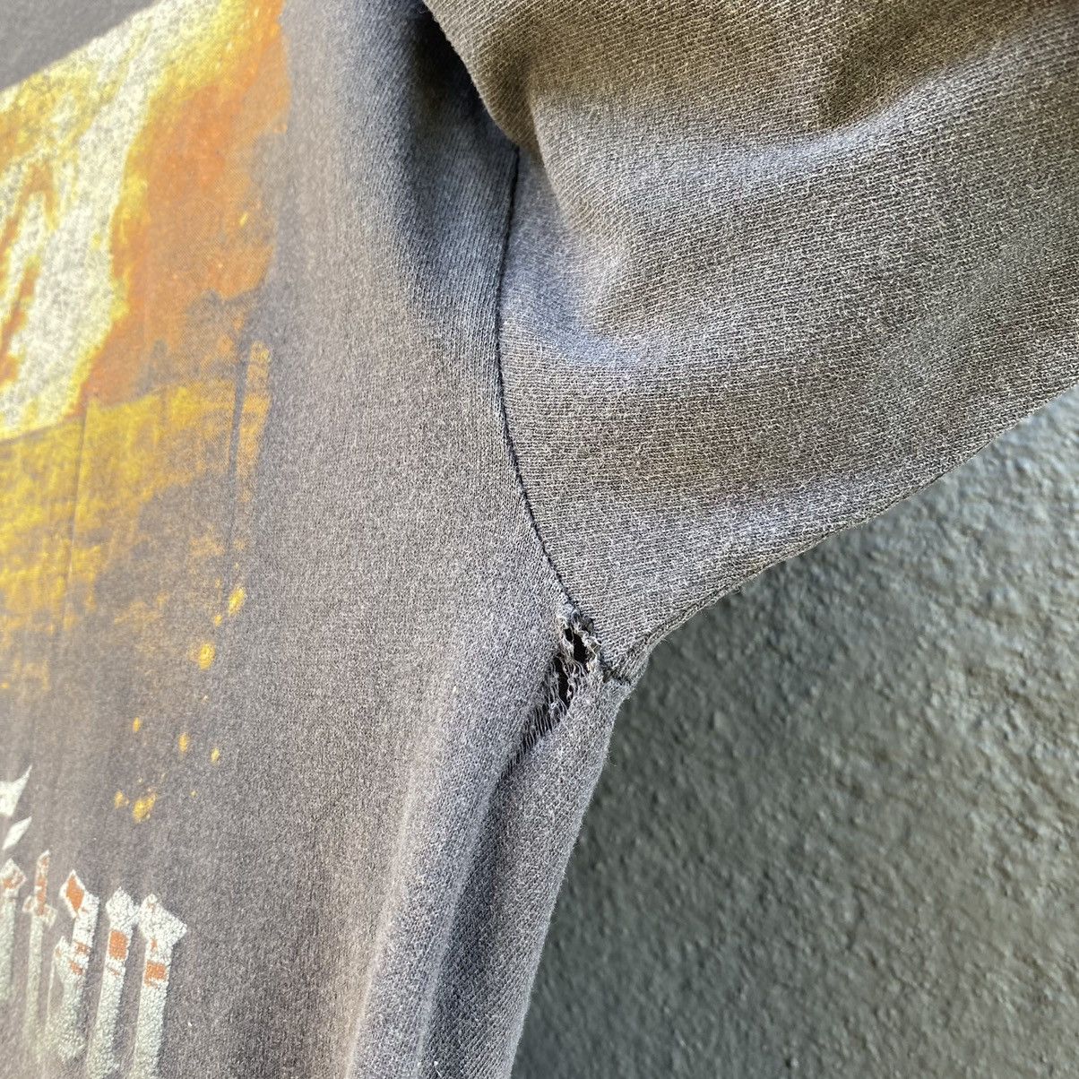 Anime Thrashed Distressed Faded Attack on Titan ERD GRUNGE TSHIRT Size US M / EU 48-50 / 2 - 6 Thumbnail