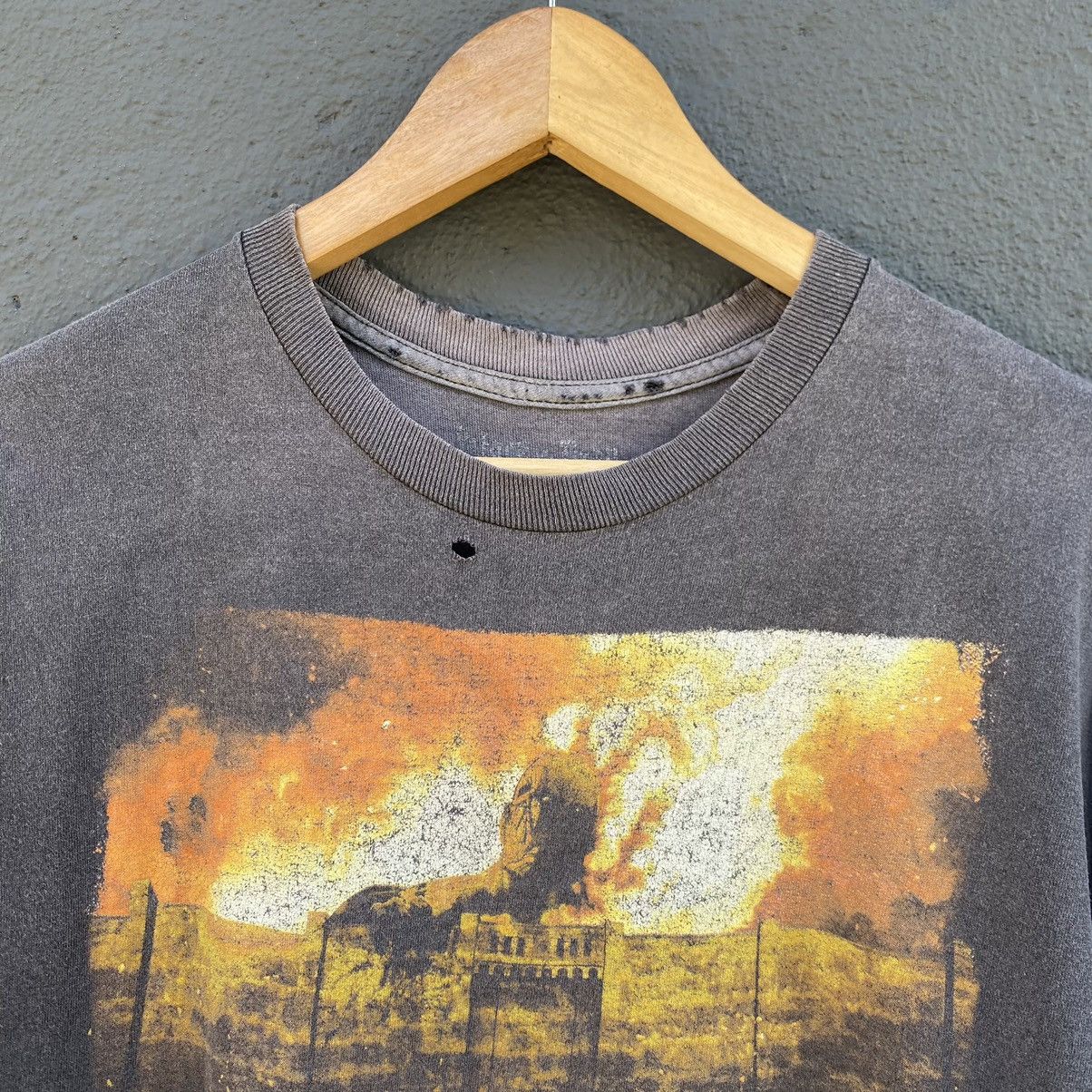 Anime Thrashed Distressed Faded Attack on Titan ERD GRUNGE TSHIRT Size US M / EU 48-50 / 2 - 2 Thumbnail