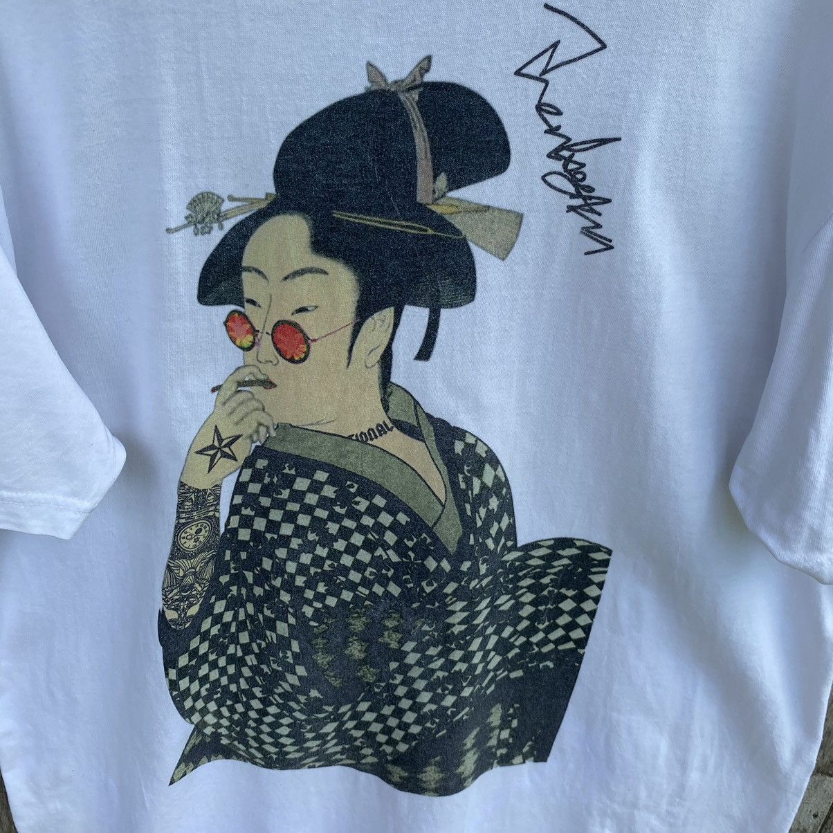 Japanese Brand THRASHED Vintage Geisha Japanese Brand ERD GRUNGE TEE Size US XL / EU 56 / 4 - 5 Thumbnail