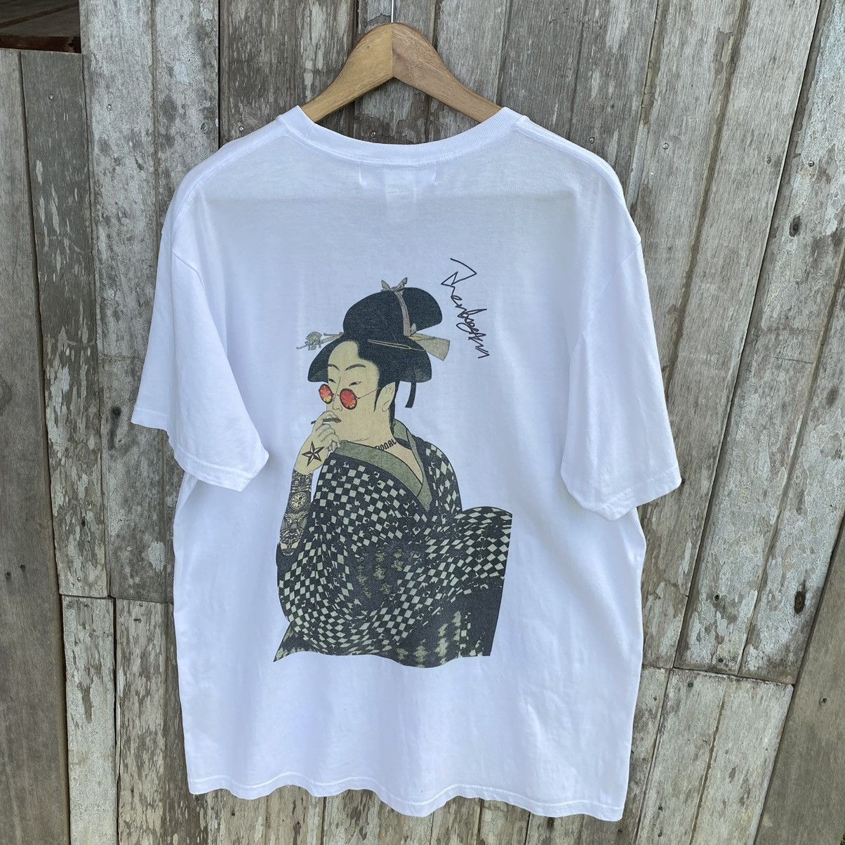 Japanese Brand THRASHED Vintage Geisha Japanese Brand ERD GRUNGE TEE Size US XL / EU 56 / 4 - 1 Thumbnail