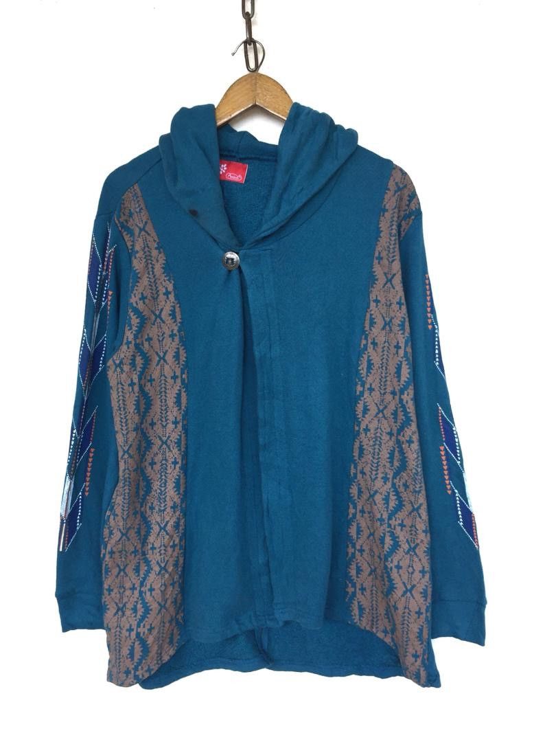 Japanese Brand Japanese Brand Amina Navajo Cardigan Jacket Size L / US 10 / IT 46 - 1 Thumbnail