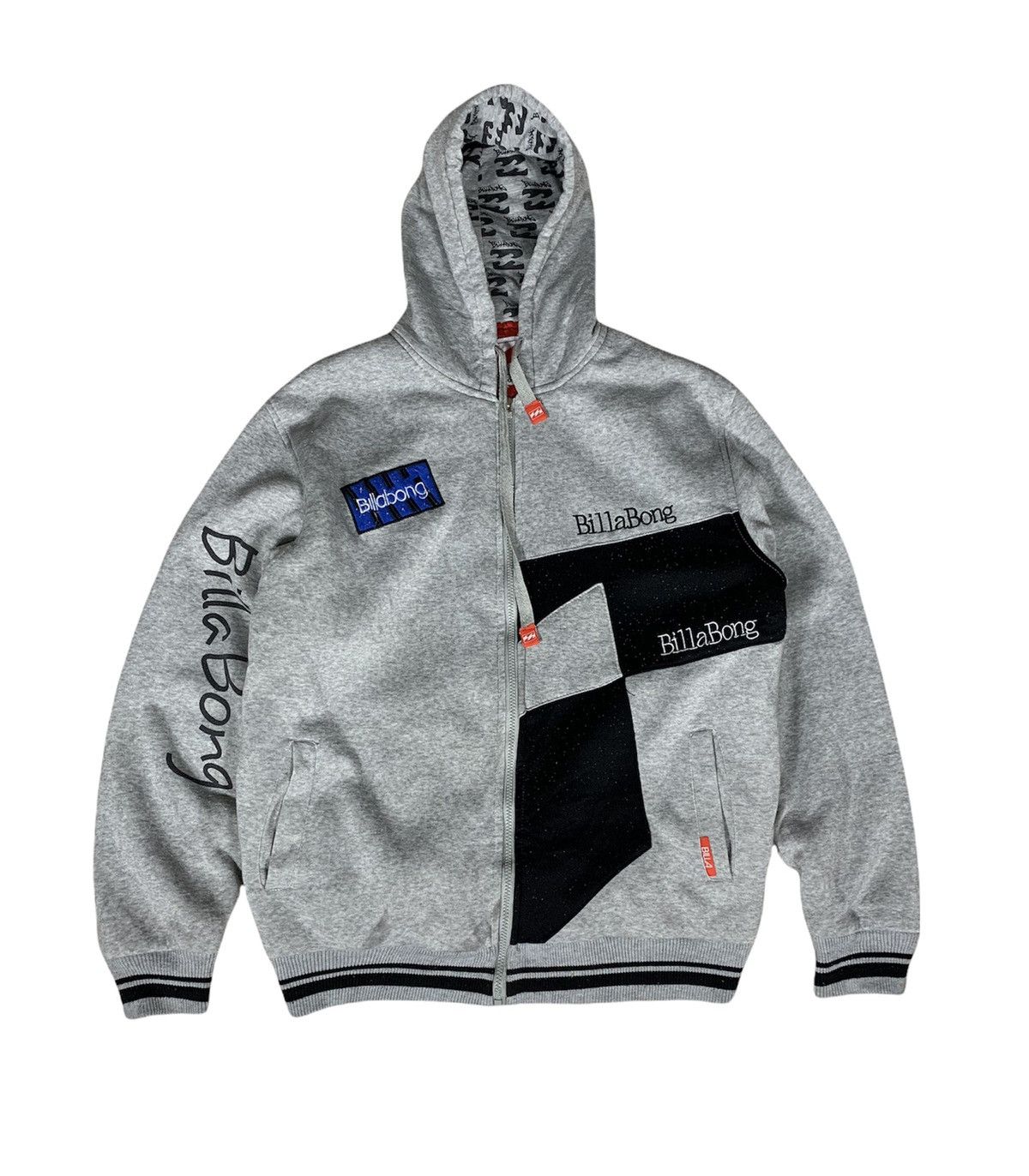 Billabong Rare Vintage Billabong Hoodie Grey Colour Size US XL / EU 56 / 4 - 3 Thumbnail