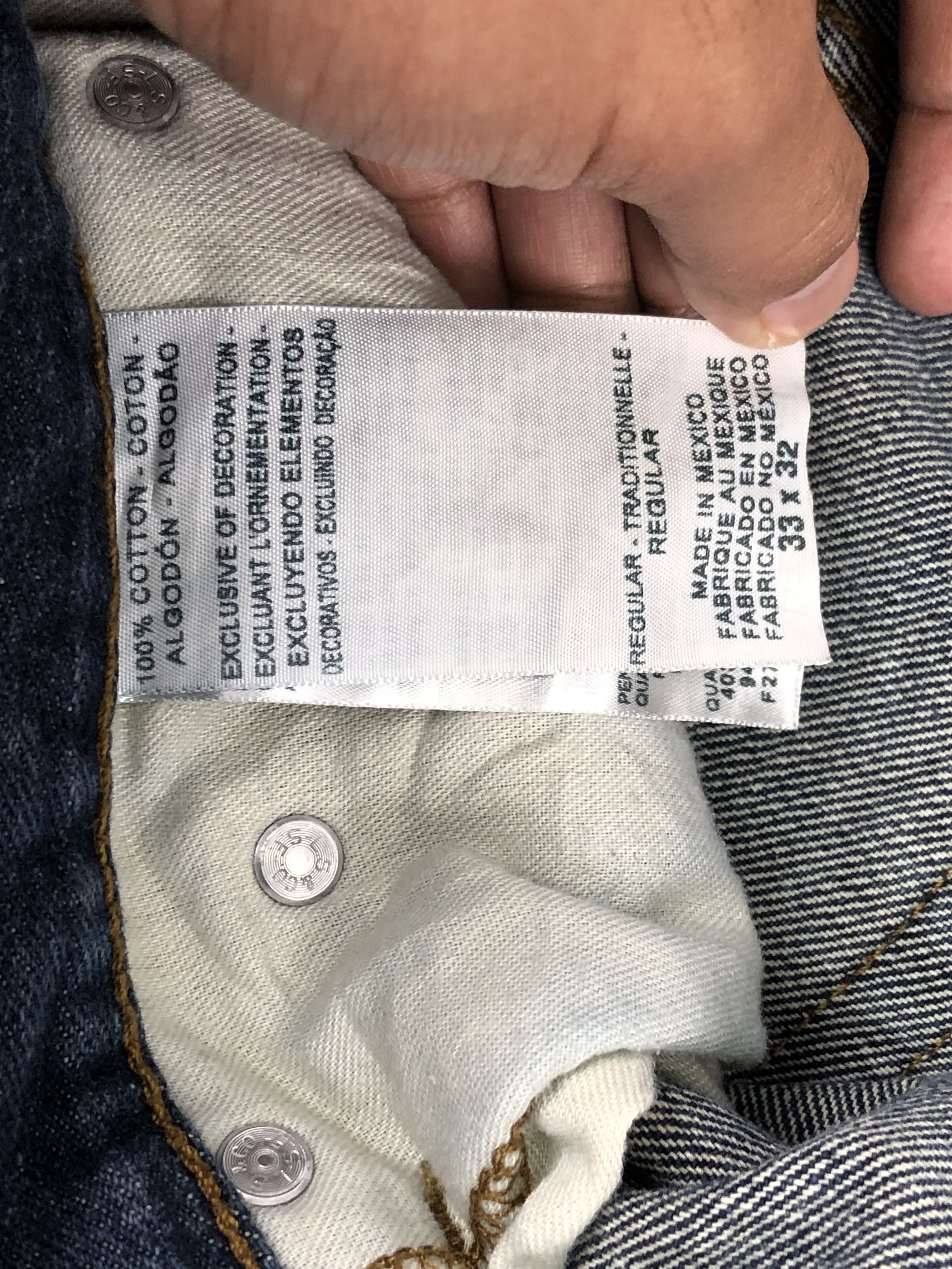 Levi's × Vintage Vintage Levis Signature Faded Blue Jeans Size US 34 / EU 50 - 7 Thumbnail