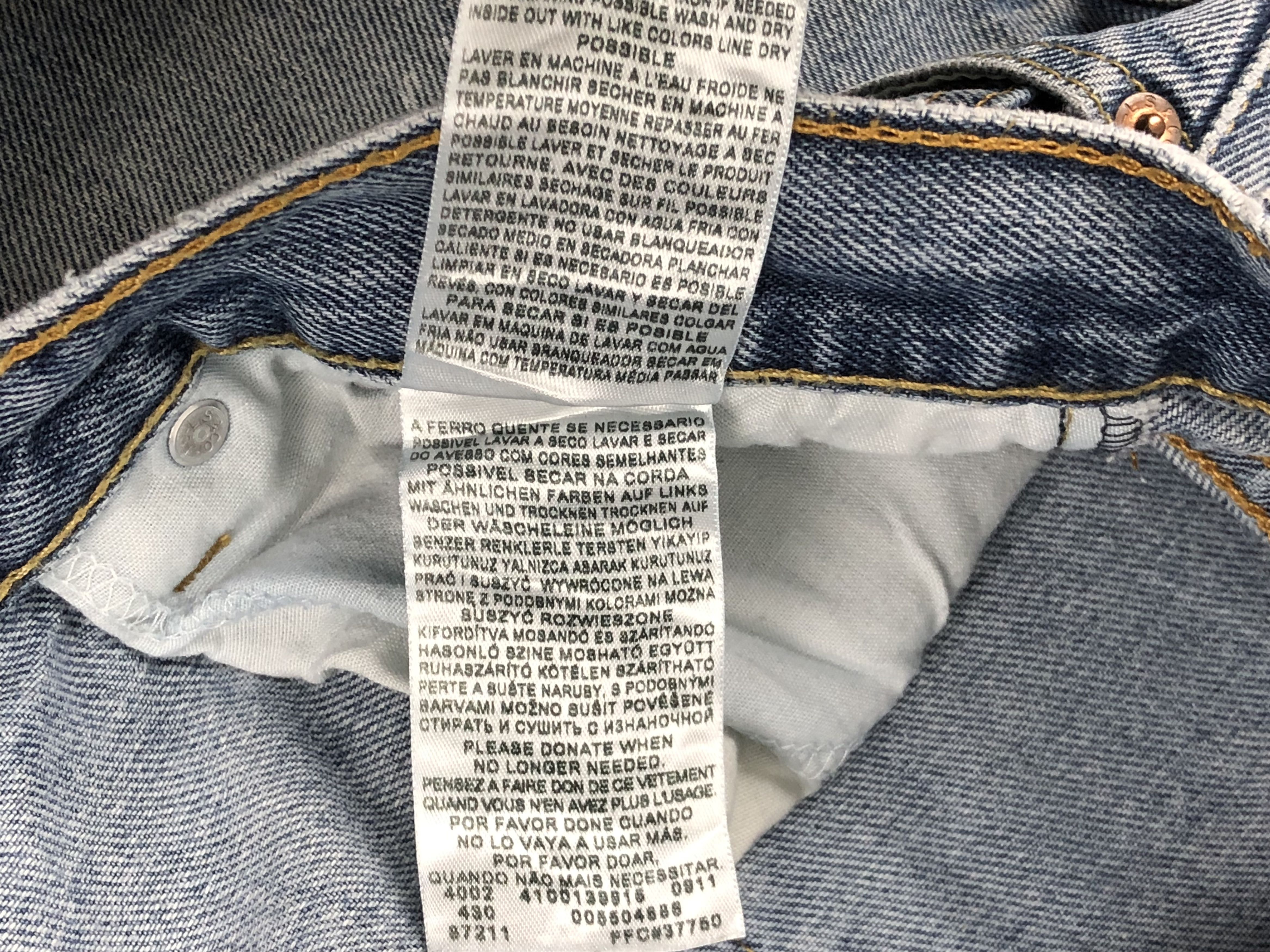 Levi's × Vintage Vintage Levis 550 Faded Blue Jeans DP1437 Size US 35 - 8 Thumbnail