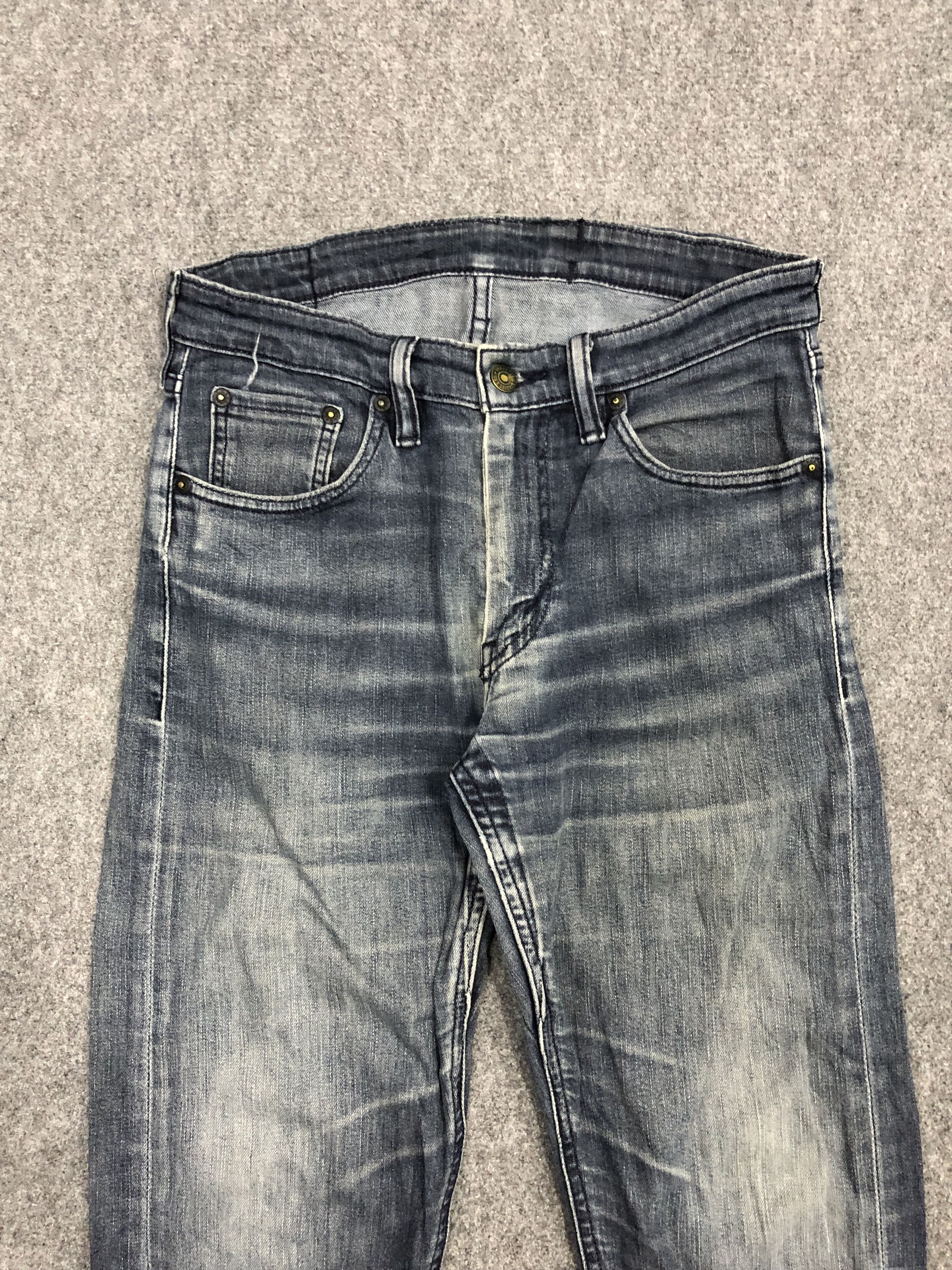 Levi's Vintage Levis 511 Faded Black Jeans DP1207 Size US 31 - 2 Thumbnail