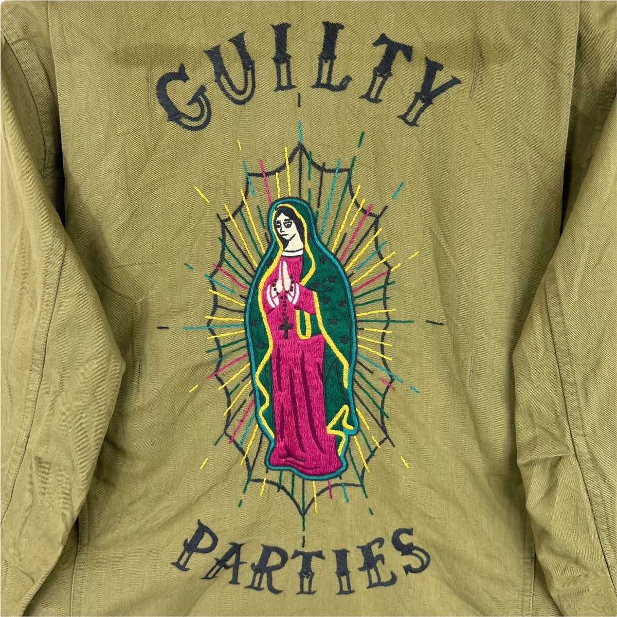 Wacko Maria Wacko Maria M-65 Field Jacket Virgin Mary Embroidered M Size US M / EU 48-50 / 2 - 5 Thumbnail