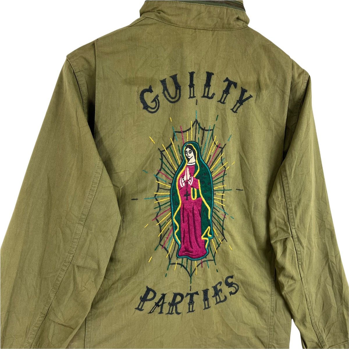 Wacko Maria Wacko Maria M-65 Field Jacket Virgin Mary Embroidered M Size US M / EU 48-50 / 2 - 3 Thumbnail