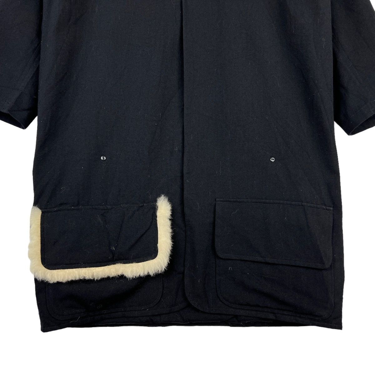 Yohji Yamamoto Spring Summer 02/03 YOHJI YAMAMOTO Long Jacket Fur Design Size L / US 10 / IT 46 - 6 Thumbnail
