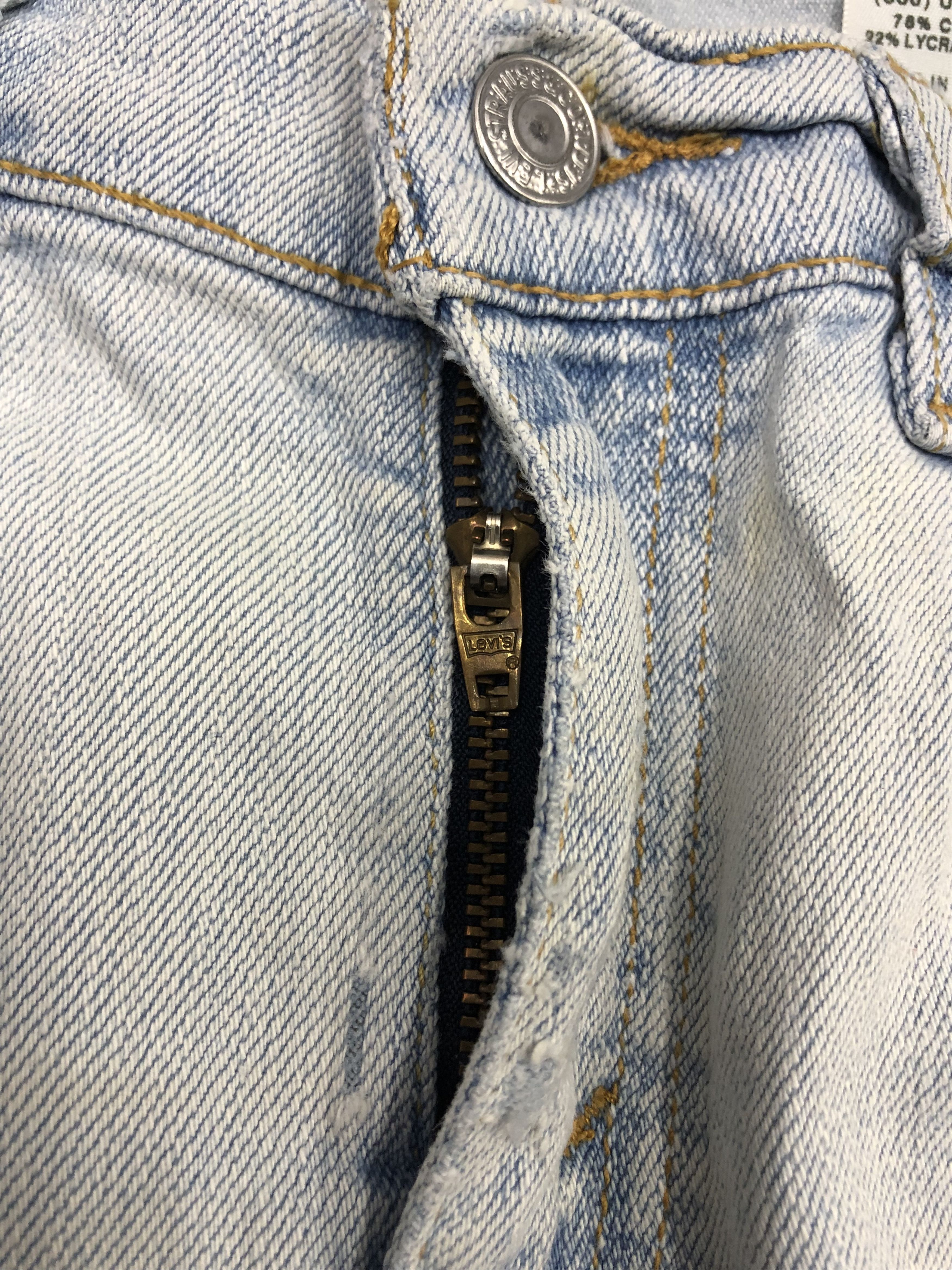 Levi's Vintage Dirty Levis Light Wash Jeans DP1215 Size US 30 / EU 46 - 9 Thumbnail