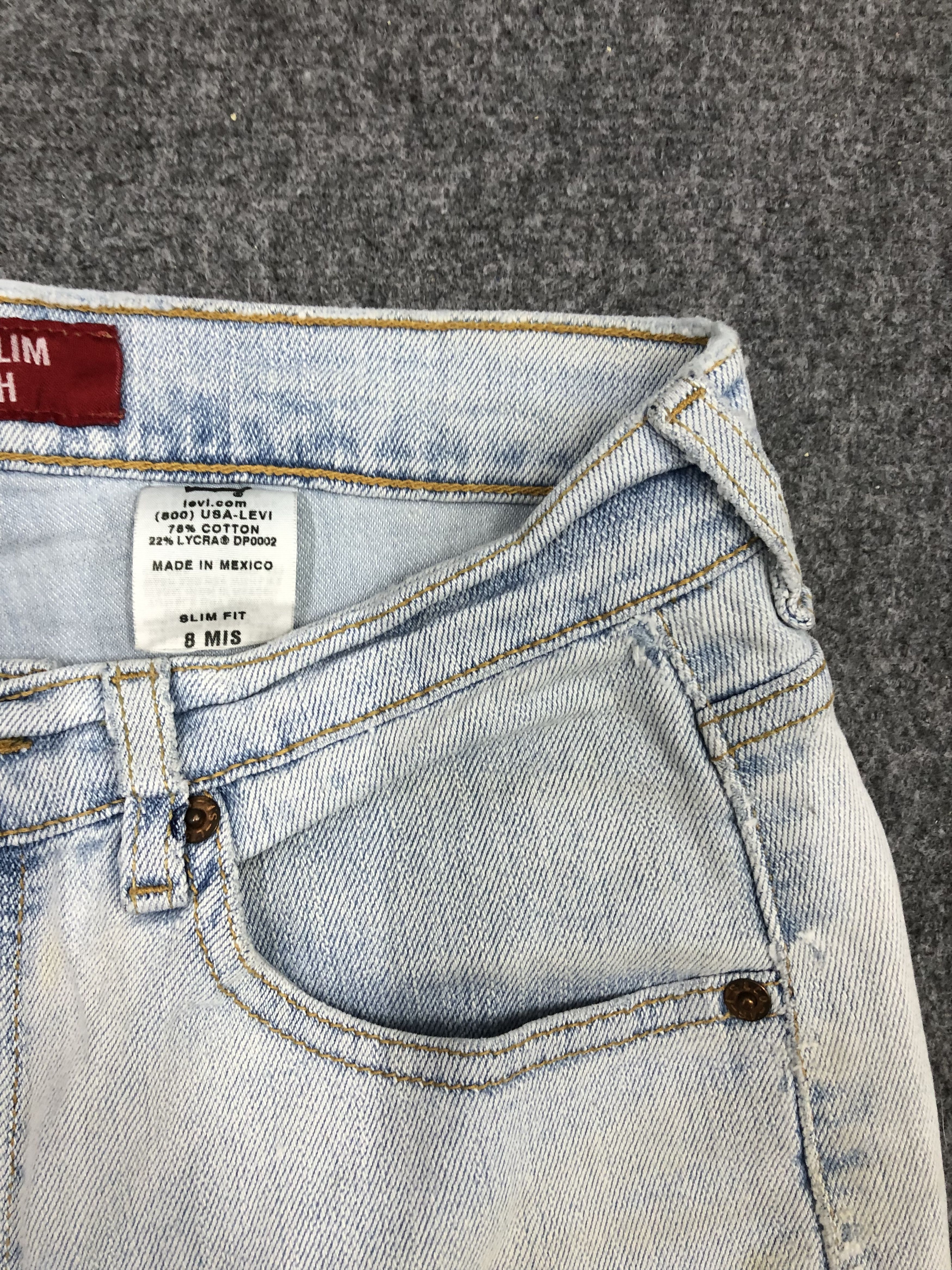 Levi's Vintage Dirty Levis Light Wash Jeans DP1215 Size US 30 / EU 46 - 6 Thumbnail