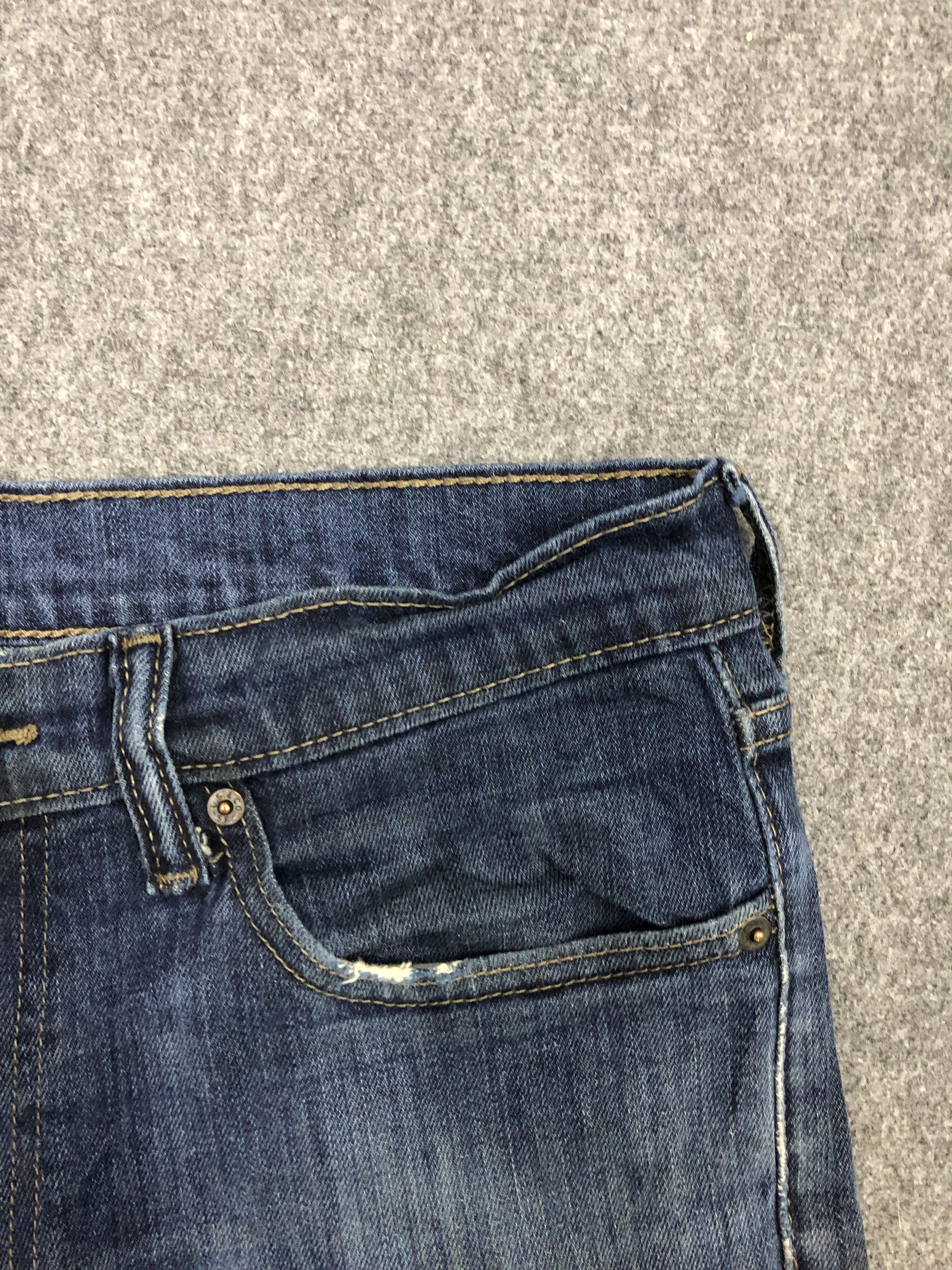 Levi's × Vintage Vintage Dirty Levis 511 Faded Blue Jeans DP1218 Size US 35 - 8 Thumbnail