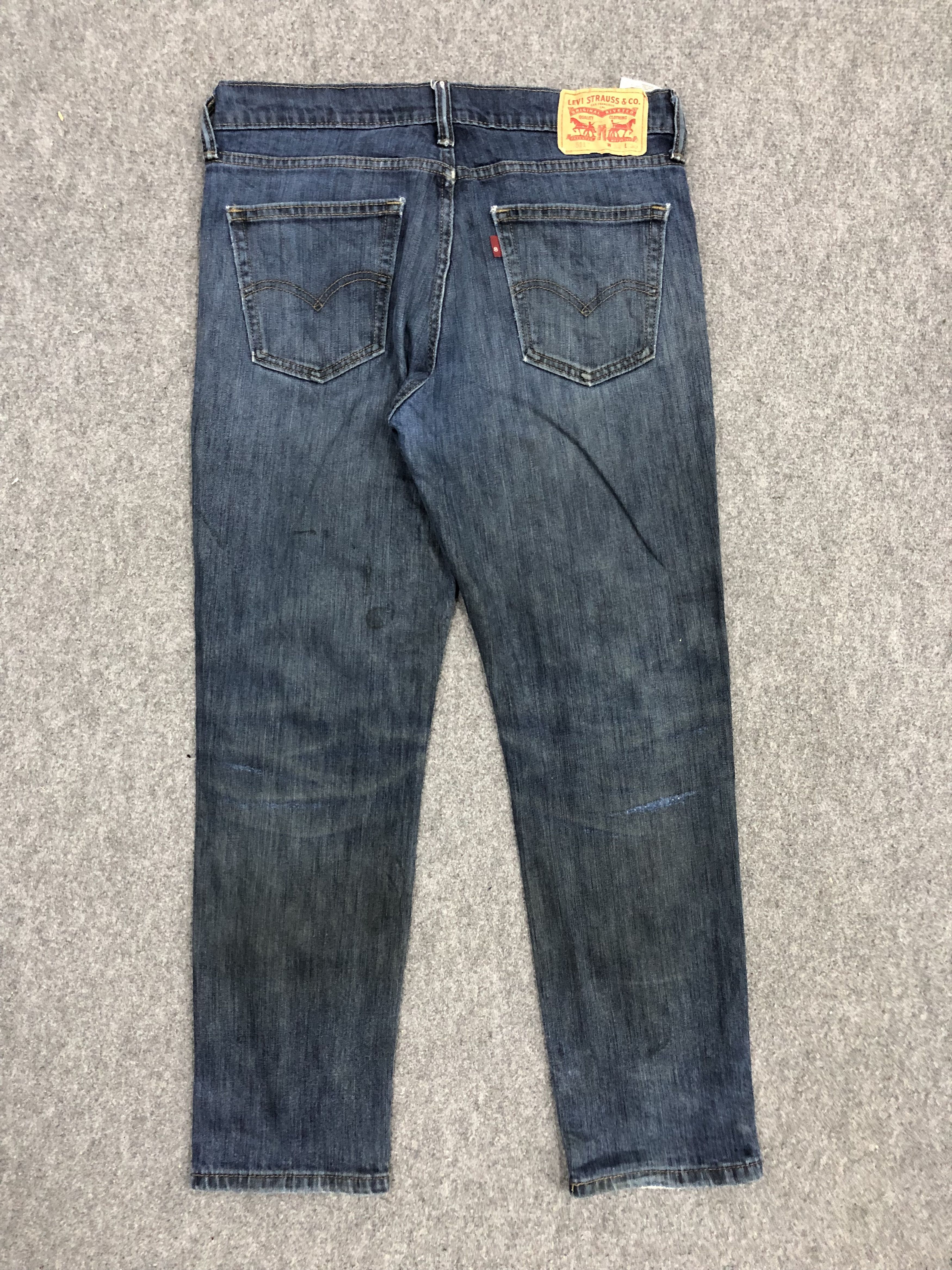 Levi's × Vintage Vintage Dirty Levis 511 Faded Blue Jeans DP1218 Size US 35 - 3 Thumbnail