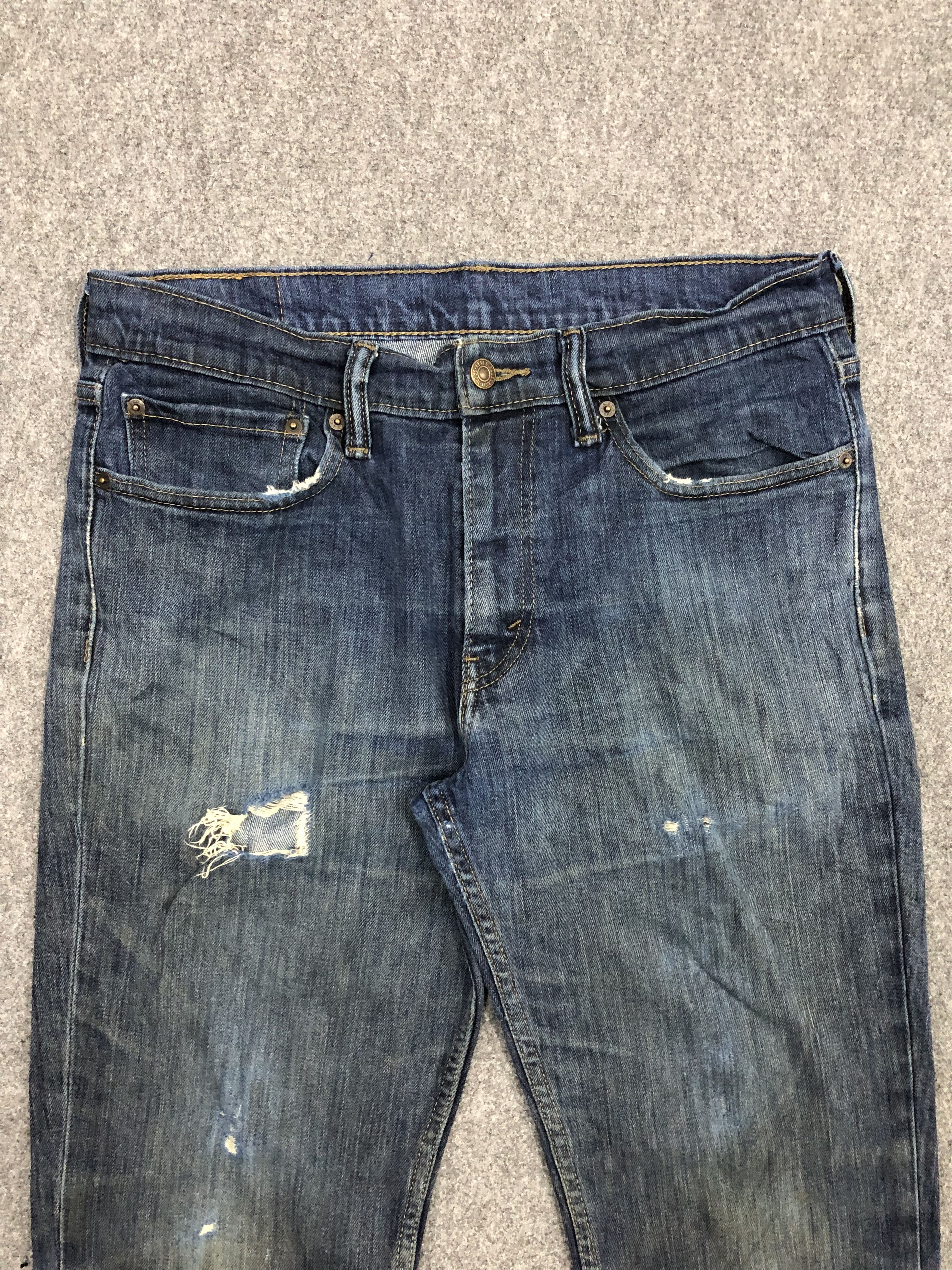 Levi's × Vintage Vintage Dirty Levis 511 Faded Blue Jeans DP1218 Size US 35 - 2 Thumbnail