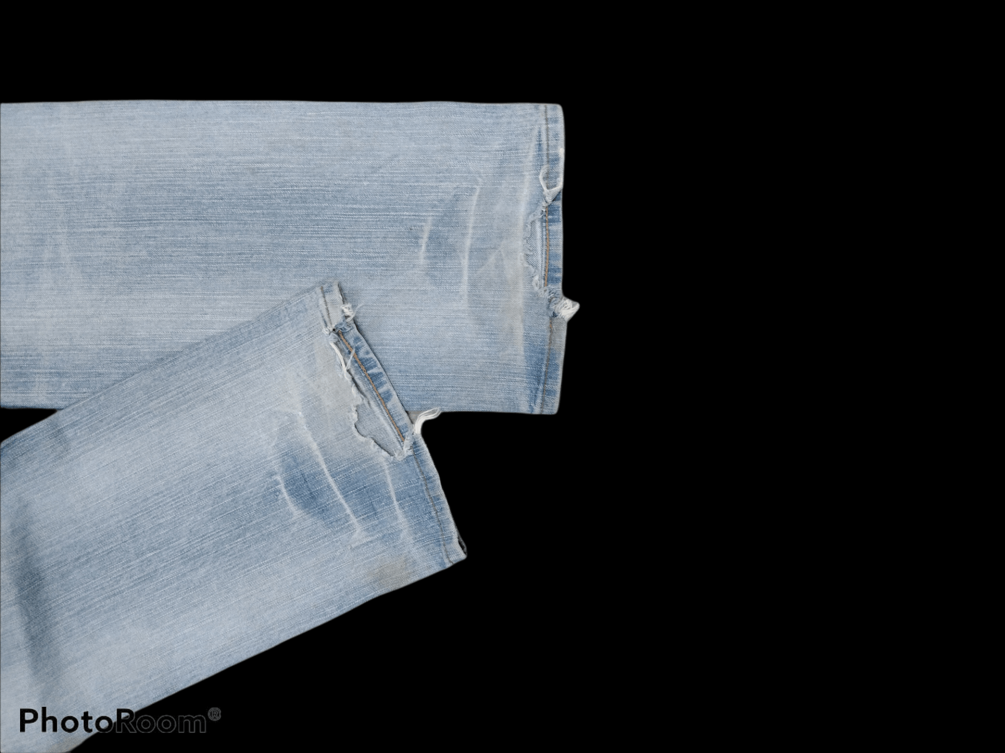 Japanese Brand DISTRESSED PACTHWORK EDWIN EXCLUSIVE VINTAGE DENIM PANTS Size US 33 - 5 Thumbnail