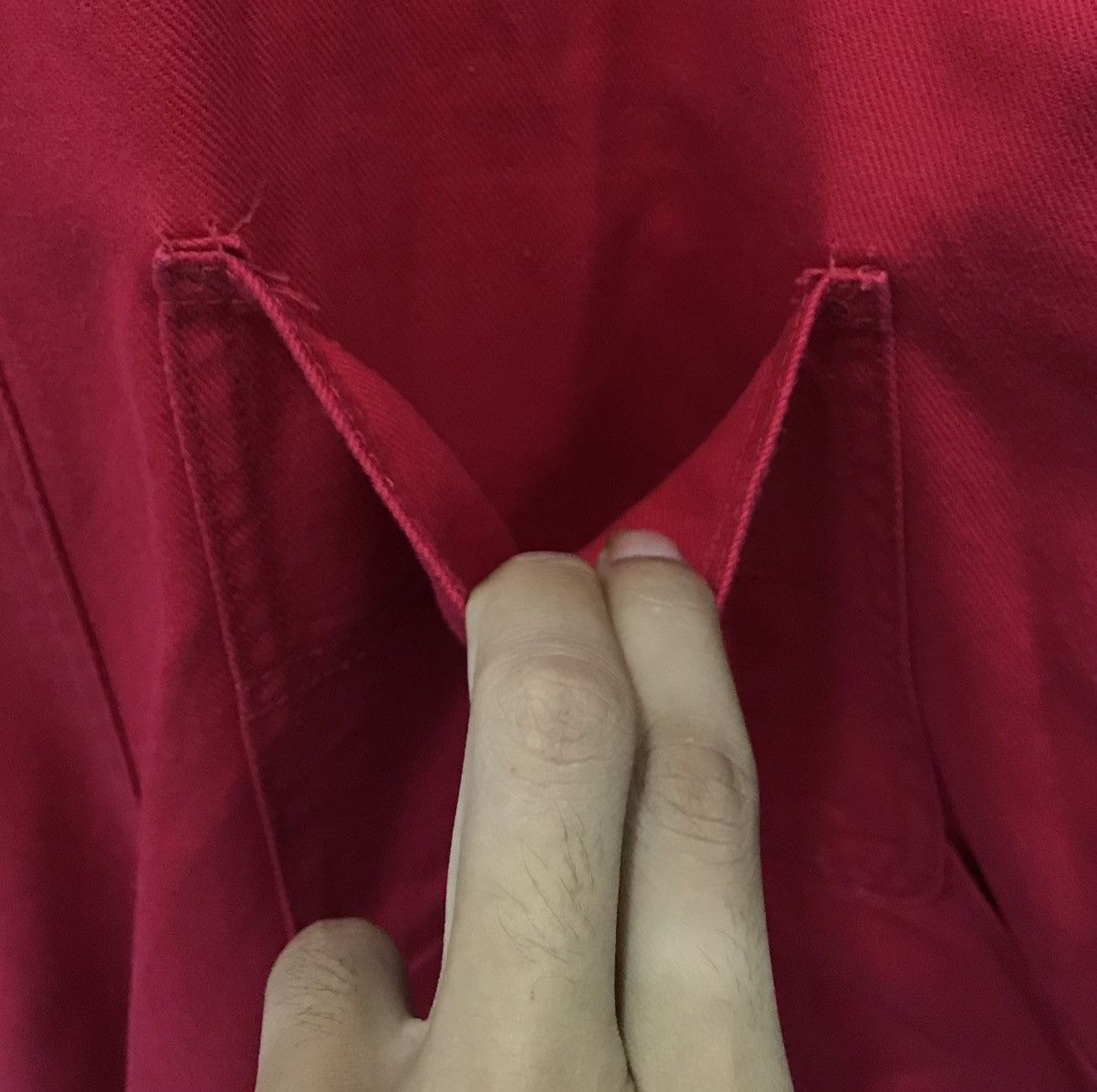 Japanese Brand Vintage Y2k F.T.S. Red Cotton Overalls Japanese Label Size M Size US 36 / EU 52 - 10 Thumbnail