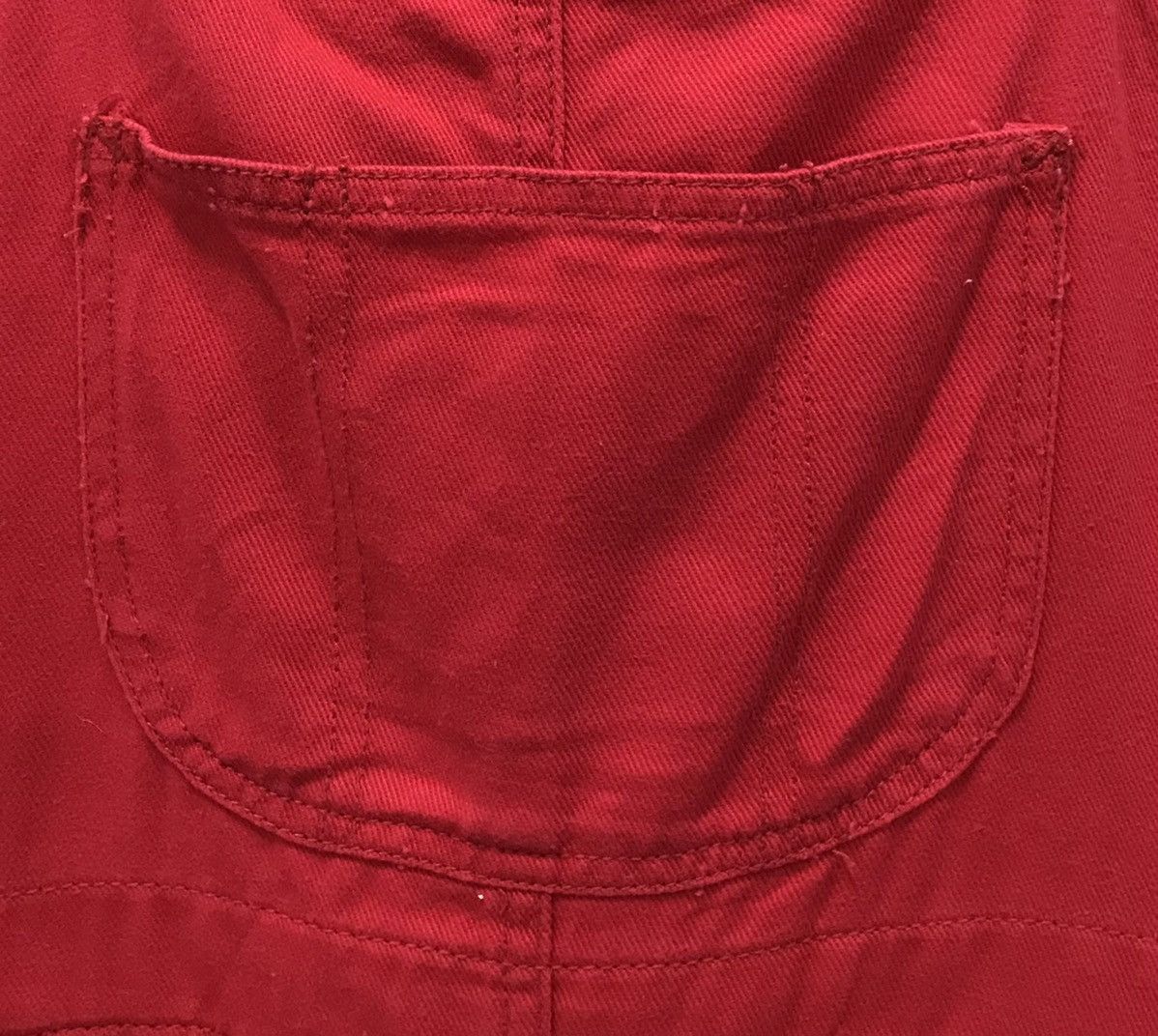Japanese Brand Vintage Y2k F.T.S. Red Cotton Overalls Japanese Label Size M Size US 36 / EU 52 - 5 Thumbnail