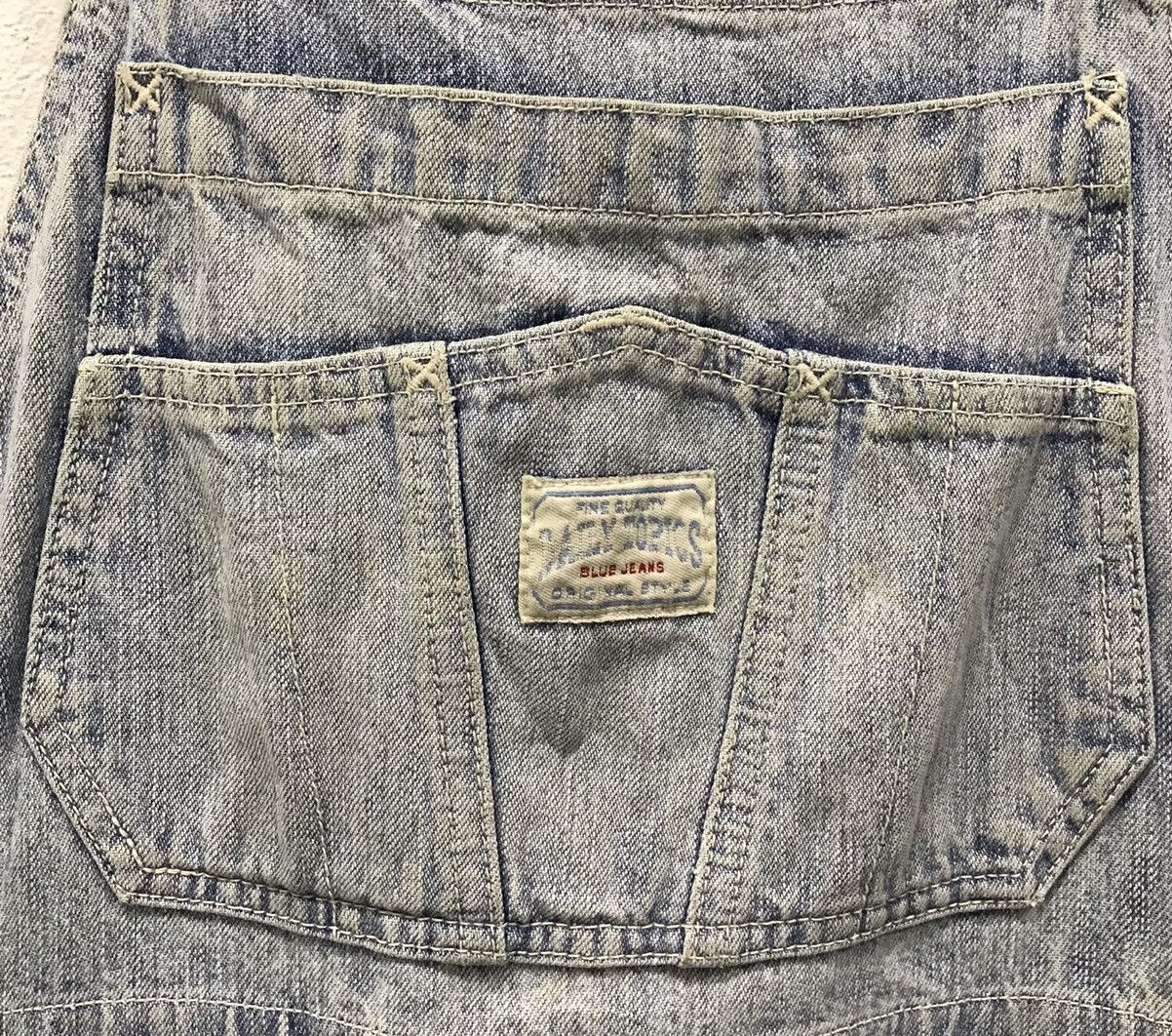 Japanese Brand × Vintage Vintage Y2k Style JEY FABRICS Denim Overalls - Medium Size US 32 / EU 48 - 5 Thumbnail