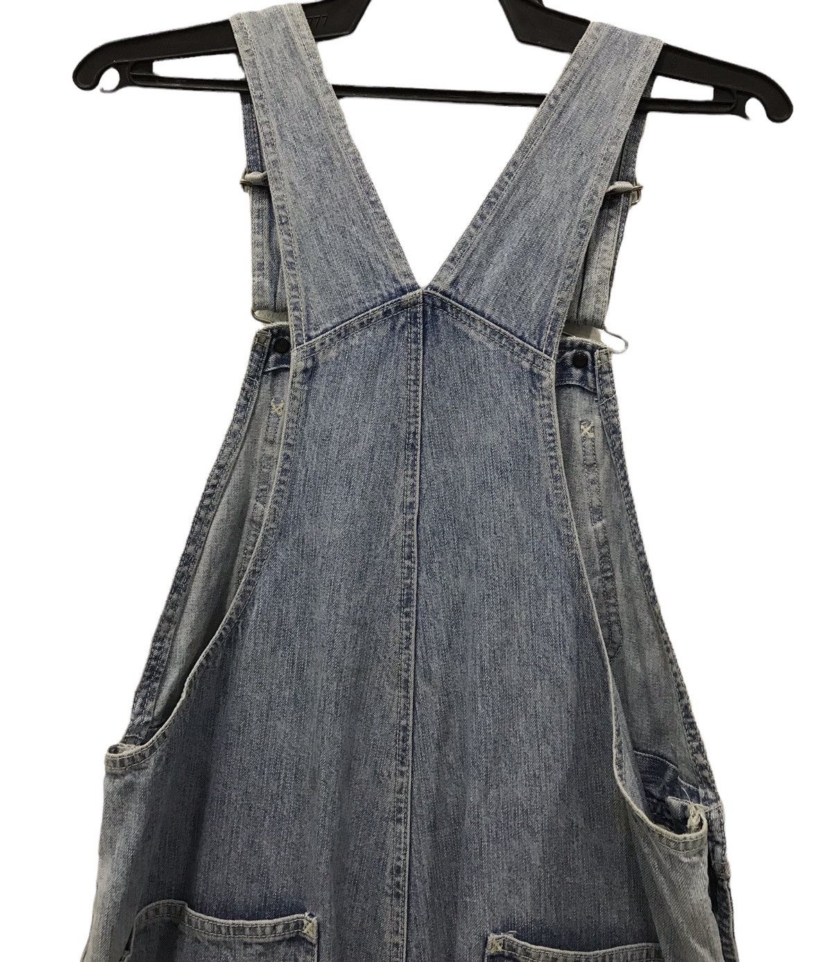 Japanese Brand × Vintage Vintage Y2k Style JEY FABRICS Denim Overalls - Medium Size US 32 / EU 48 - 4 Thumbnail