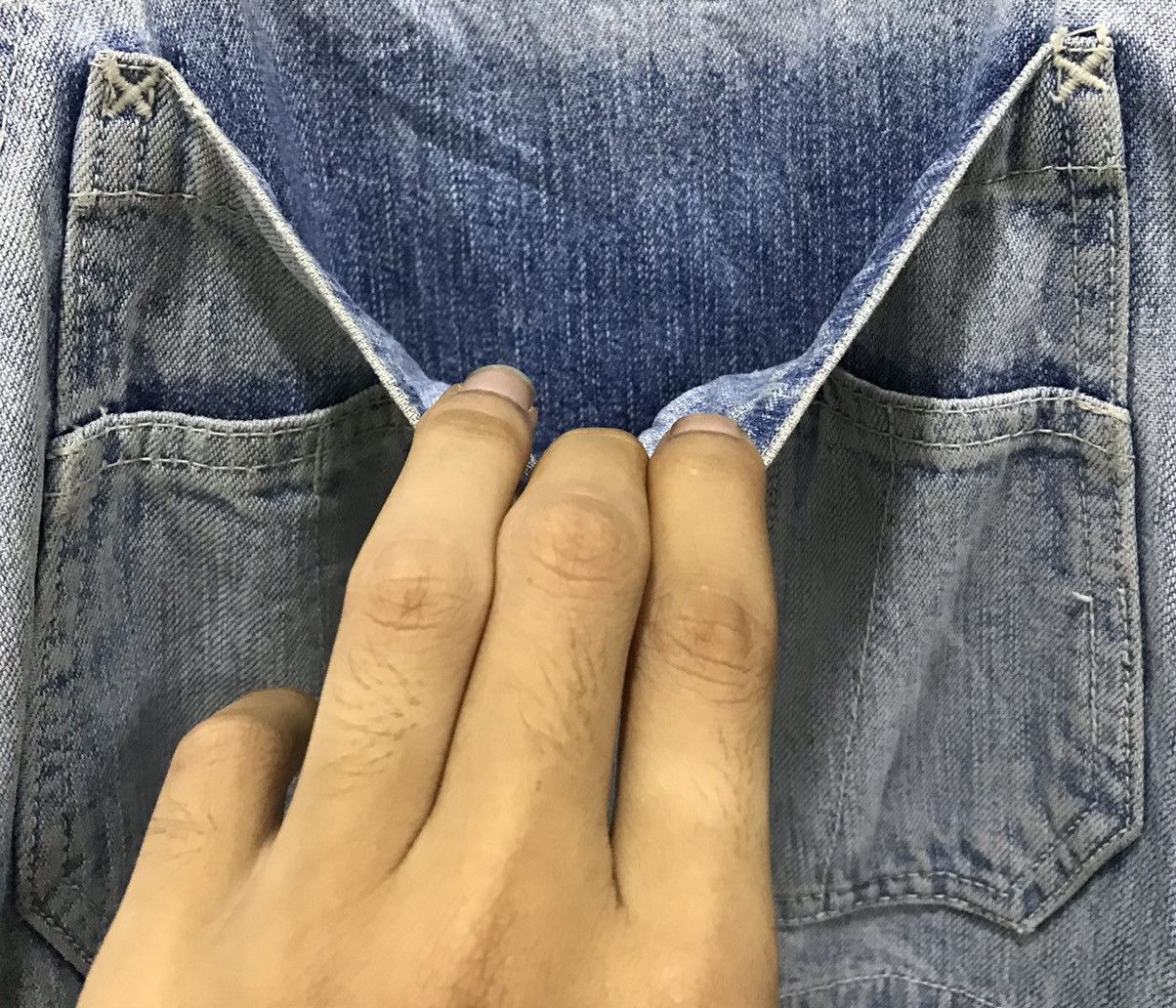 Japanese Brand × Vintage Vintage Y2k Style JEY FABRICS Denim Overalls - Medium Size US 32 / EU 48 - 6 Thumbnail