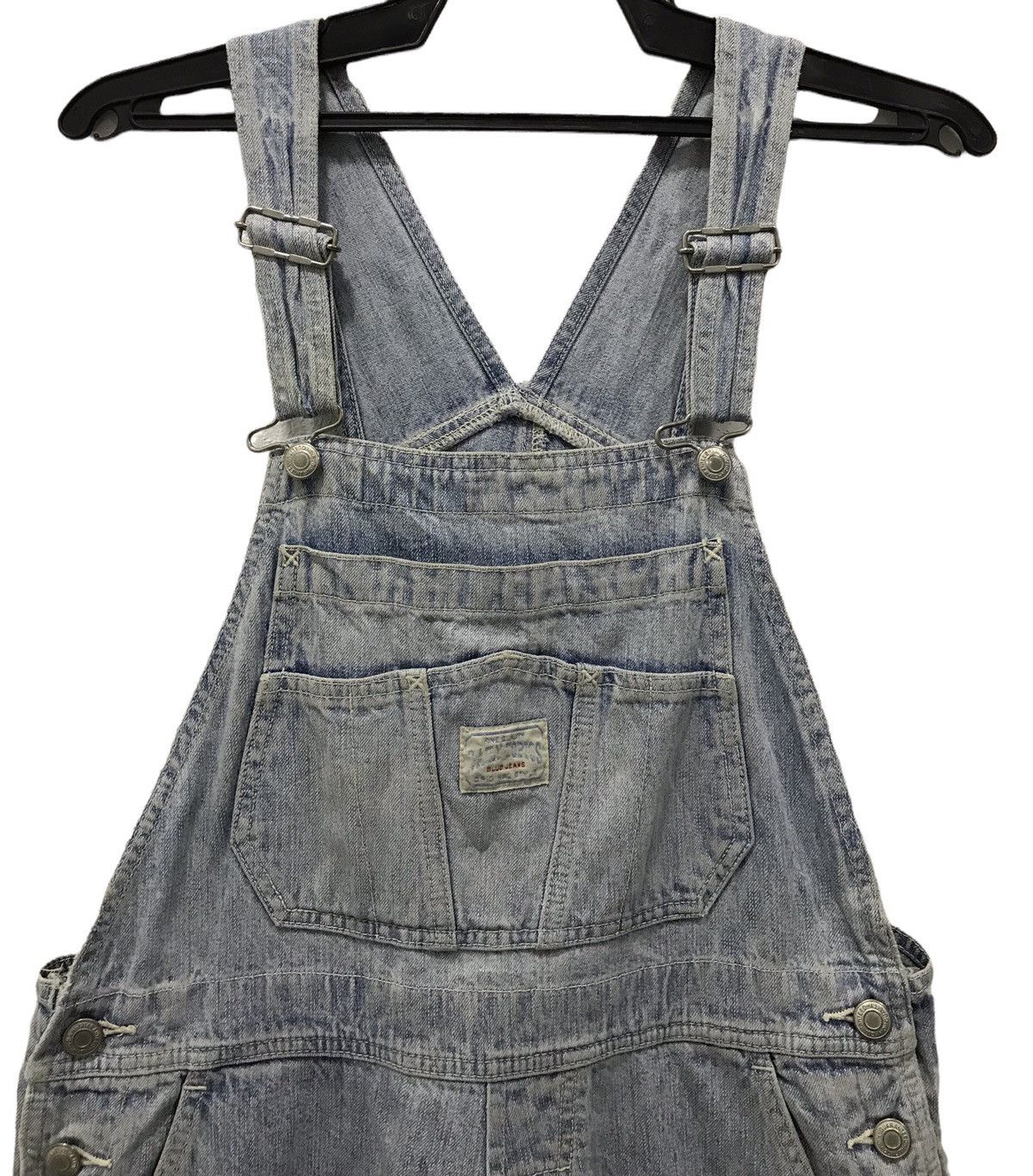 Japanese Brand × Vintage Vintage Y2k Style JEY FABRICS Denim Overalls - Medium Size US 32 / EU 48 - 3 Thumbnail