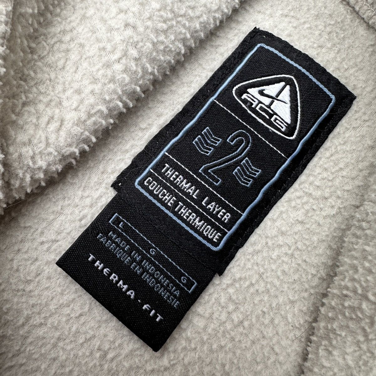 Nike × Nike ACG × Vintage RARE vintage acg zip fleece 🌪️ Size US L / EU 52-54 / 3 - 7 Thumbnail