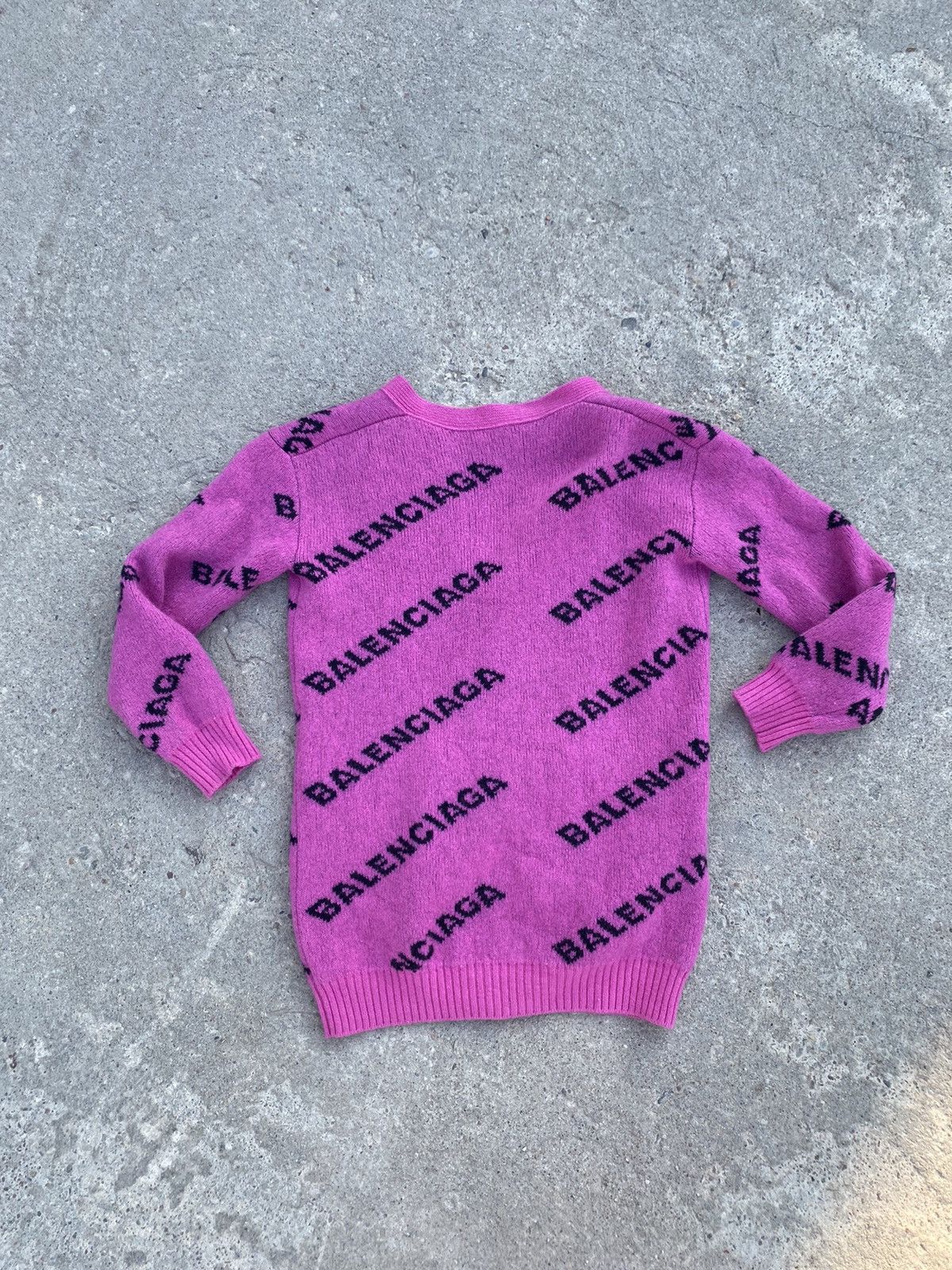 Balenciaga Balenciaga Knit All Over Print Cardigan Size S / US 4 / IT 40 - 2 Thumbnail