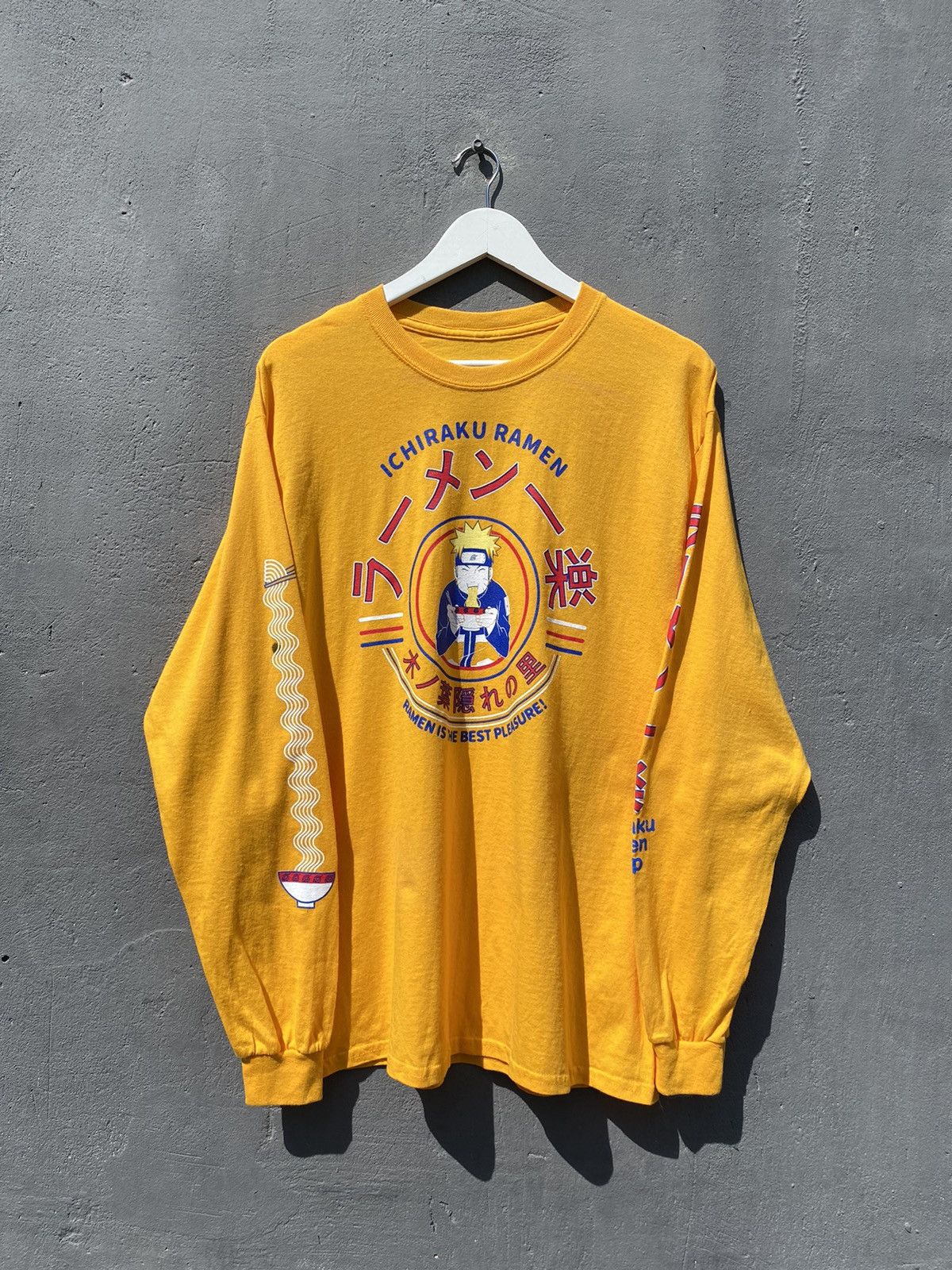 Anime × Japanese Brand × Vintage RARE Vintage 2000s NARUTO ICHIRAKU RAMEN Anime Longsleeve Size US L / EU 52-54 / 3 - 1 Thumbnail