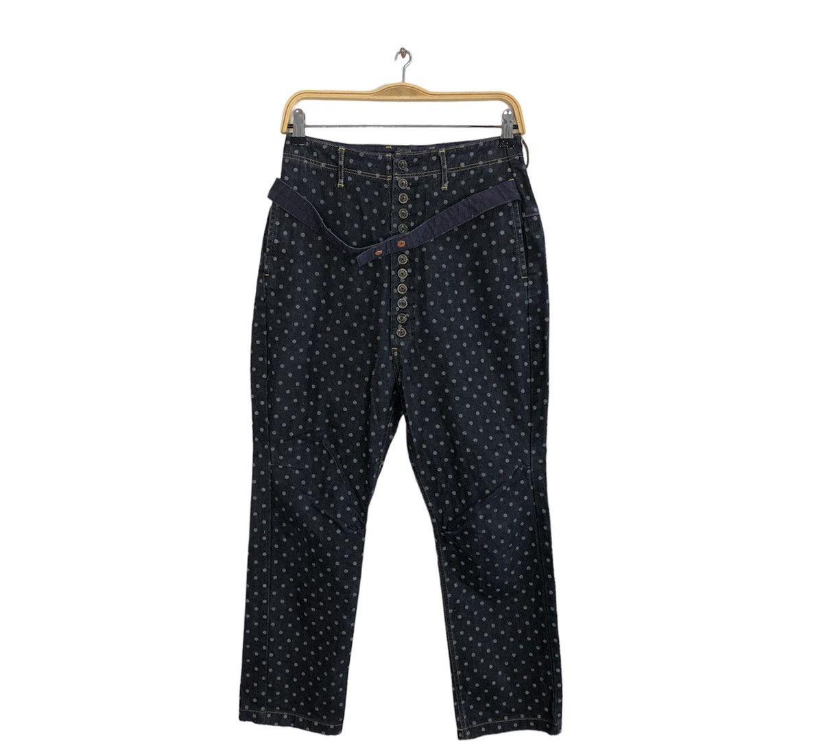 image of Kapital Pants Polka Dot Punk Bondage Design Super Rare, Men's (Size 28)