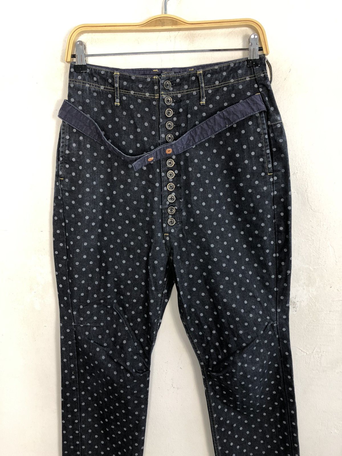 Kapital Kapital Pants Polka Dot Punk Bondage Design Super Rare Size US 28 / EU 44 - 7 Thumbnail