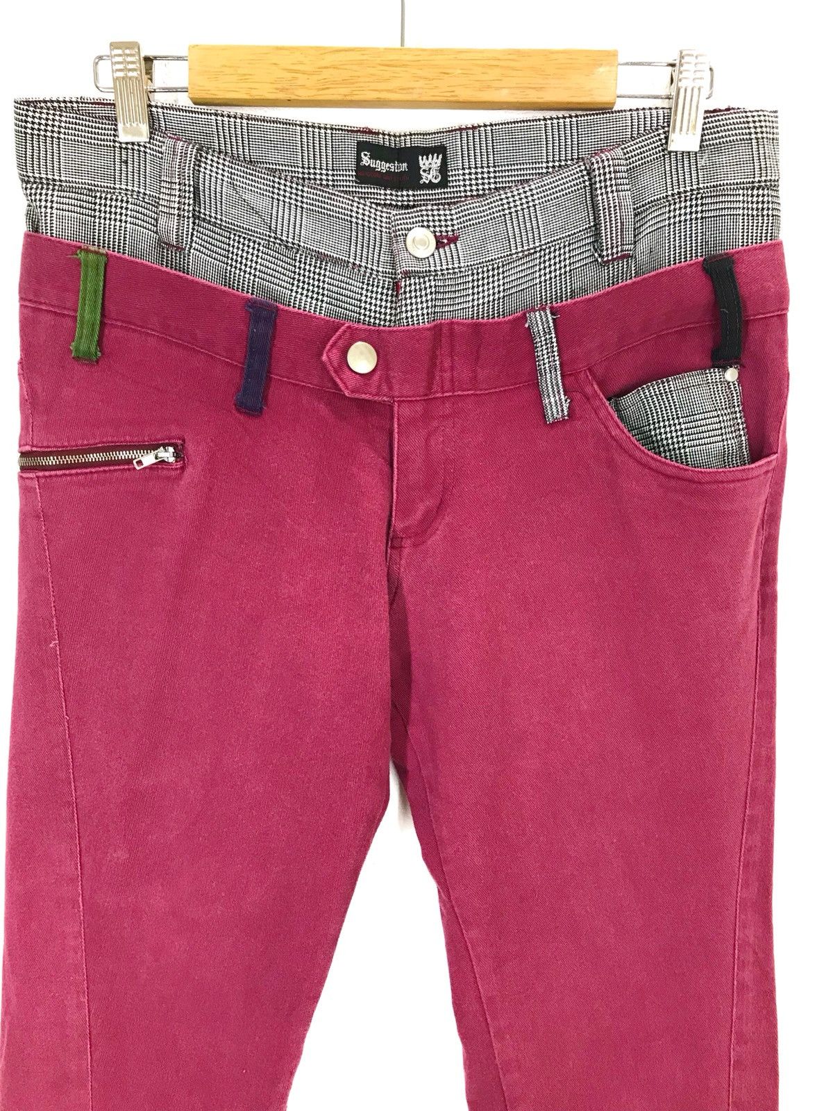 Japanese Brand Japanese Brand SUGGESTION Double Waist Pants Size US 32 / EU 48 - 2 Thumbnail