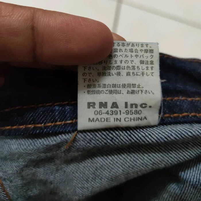 Japanese Brand RNA INC Star Patchwork Denim Size 29" - 6 Thumbnail