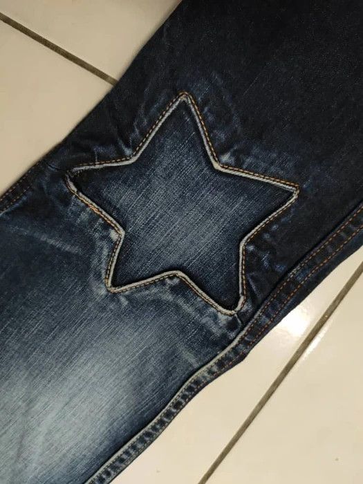 Japanese Brand RNA INC Star Patchwork Denim Size 29" - 3 Thumbnail