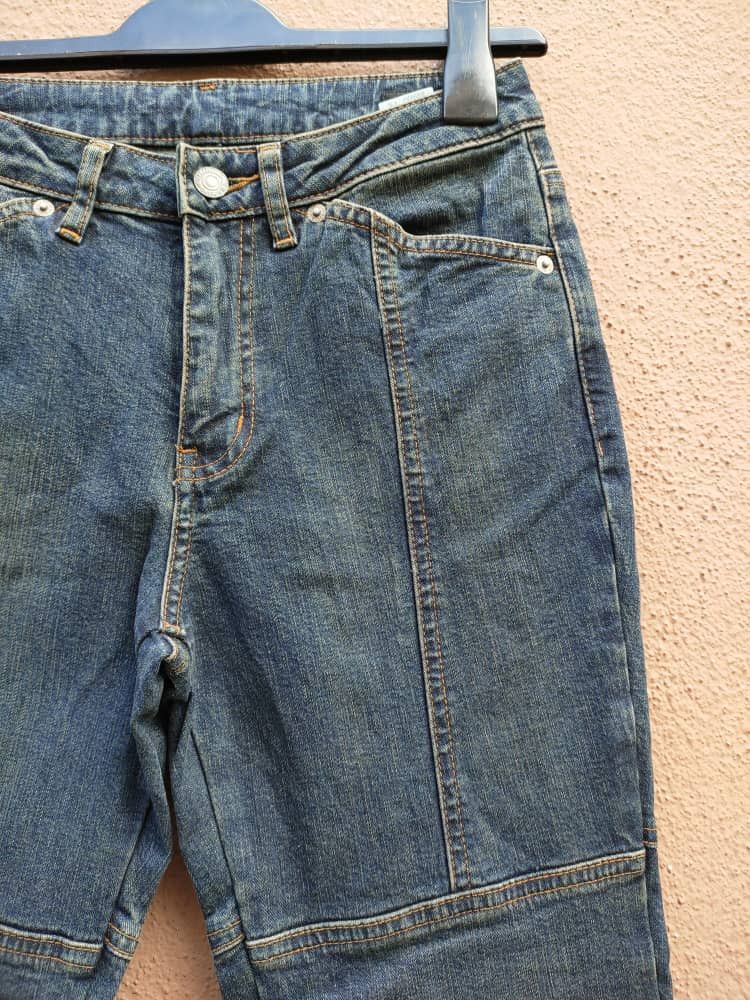 If Six Was Nine Camel Road Button Flare Jean Size 26" / US 2 / IT 38 - 4 Thumbnail