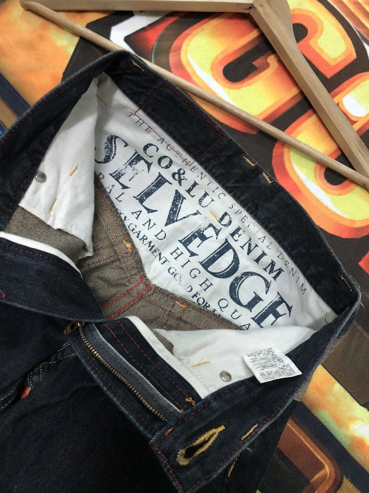 Japanese Brand × Salvage × Vintage VINTAGE CO & LU DENIM SELVEDGE Size US 27 - 7 Thumbnail