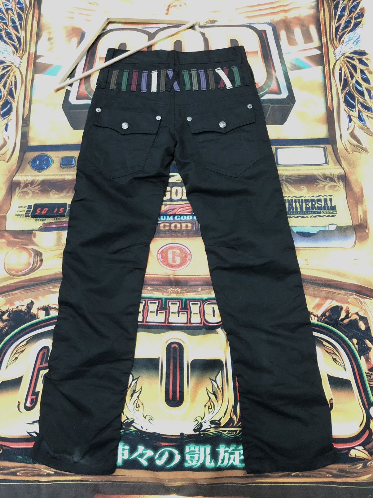 Japanese Brand × Seditionaries NYLAUS JEANS DOUBLE WAIST BONDAGE PANTS Size US 29 - 8 Thumbnail