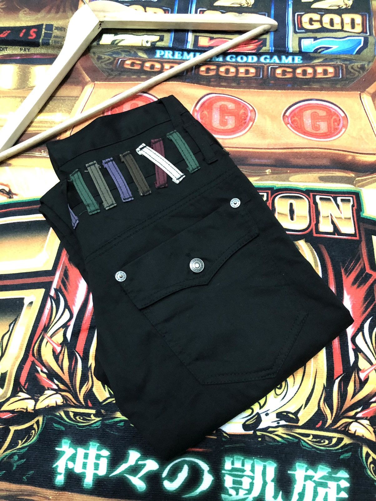 Japanese Brand × Seditionaries NYLAUS JEANS DOUBLE WAIST BONDAGE PANTS Size US 29 - 13 Thumbnail