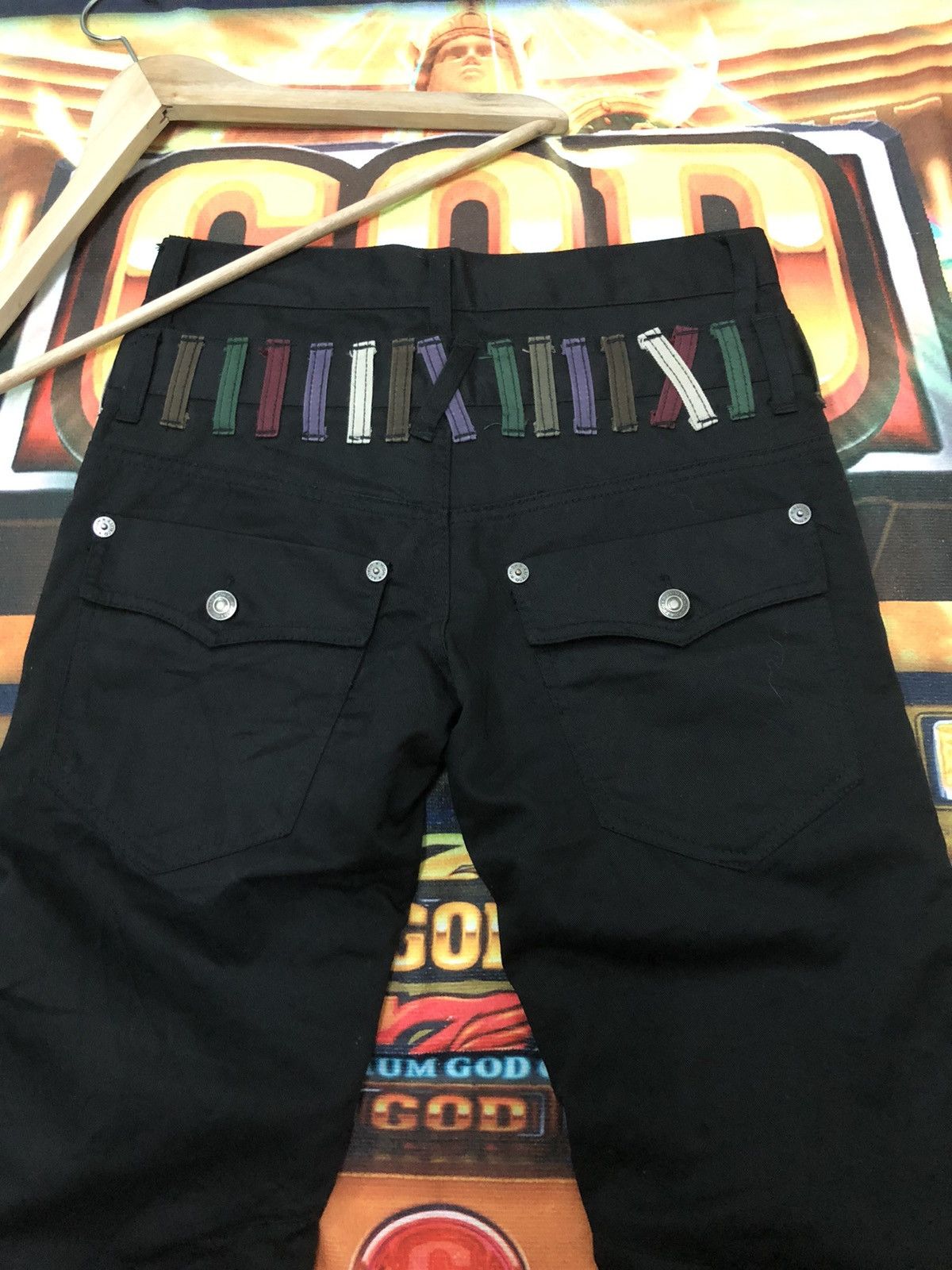Japanese Brand × Seditionaries NYLAUS JEANS DOUBLE WAIST BONDAGE PANTS Size US 29 - 9 Thumbnail