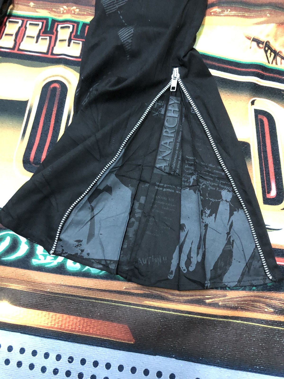 Japanese Brand × Seditionaries H ANARCHY BONDAGE GOTHIC PUNK FLARE PANTS Size US 28 / EU 44 - 10 Thumbnail