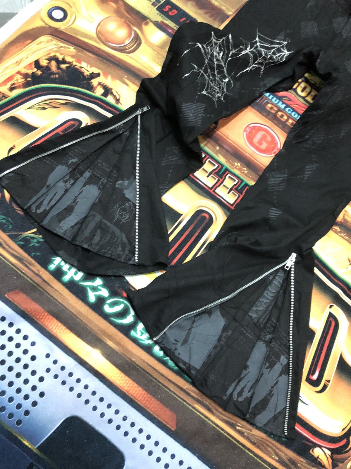 Japanese Brand × Seditionaries H ANARCHY BONDAGE GOTHIC PUNK FLARE PANTS Size US 28 / EU 44 - 11 Thumbnail